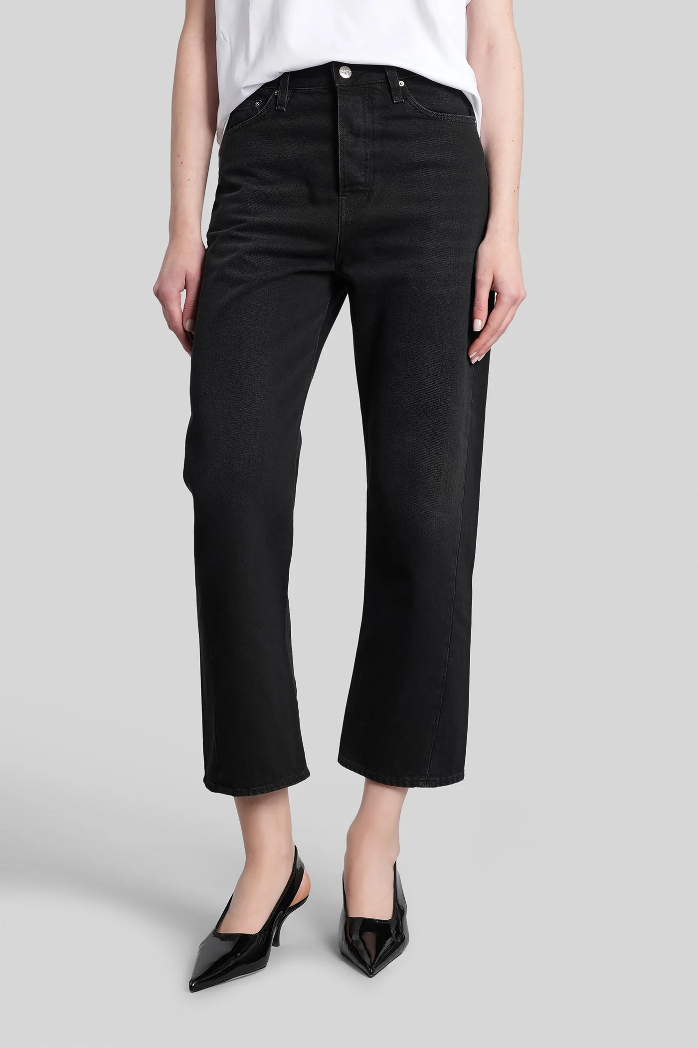 Jeans in black denim