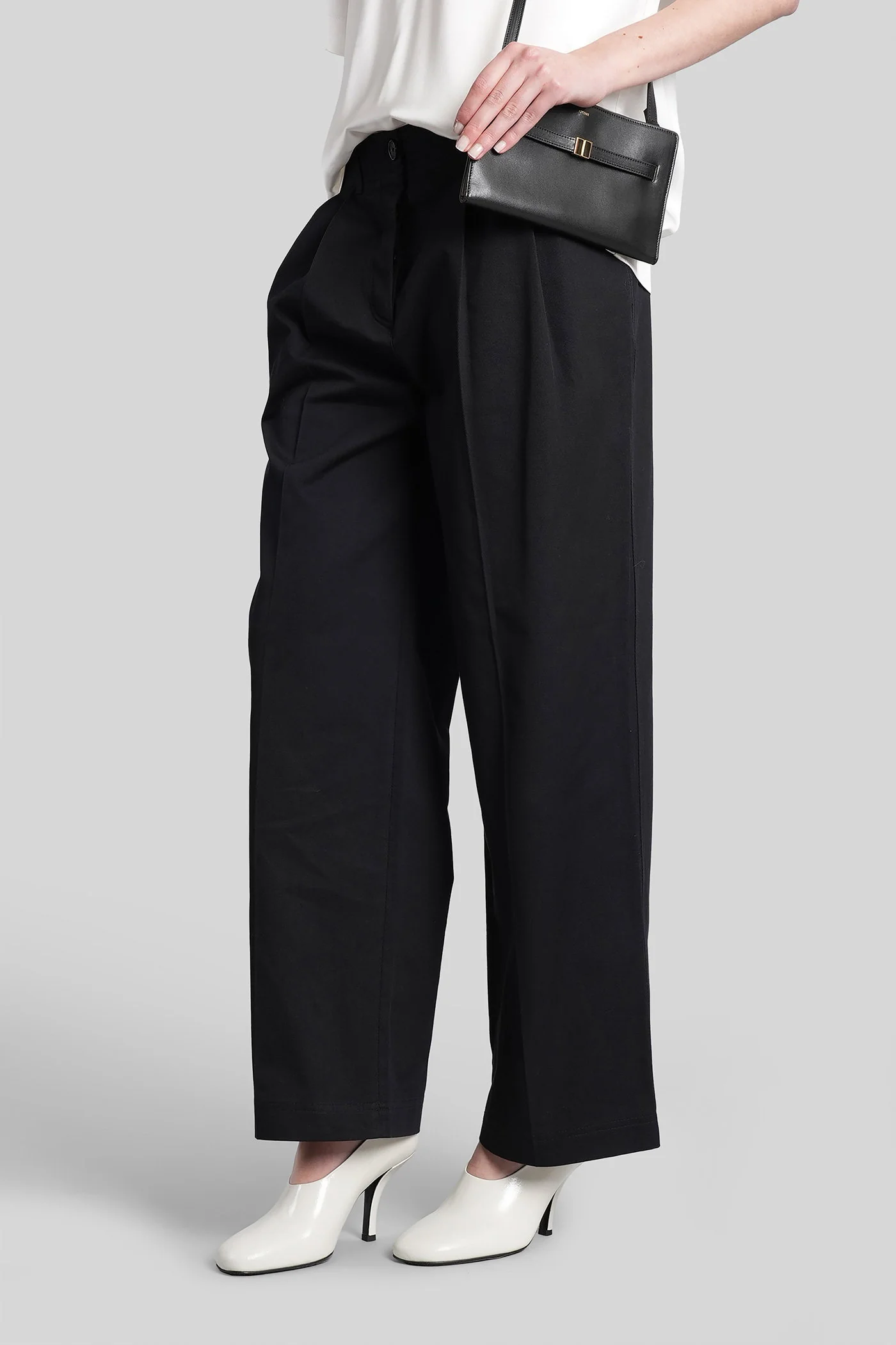 Pants in black cotton - Image 4