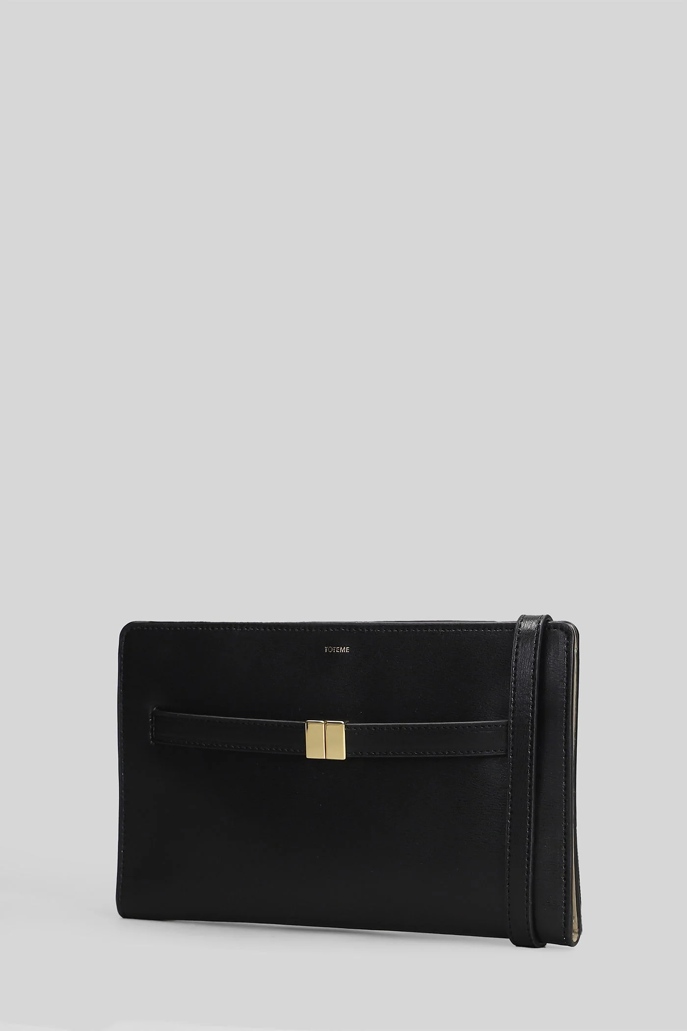 Shoulder bag in black leather - Image 2