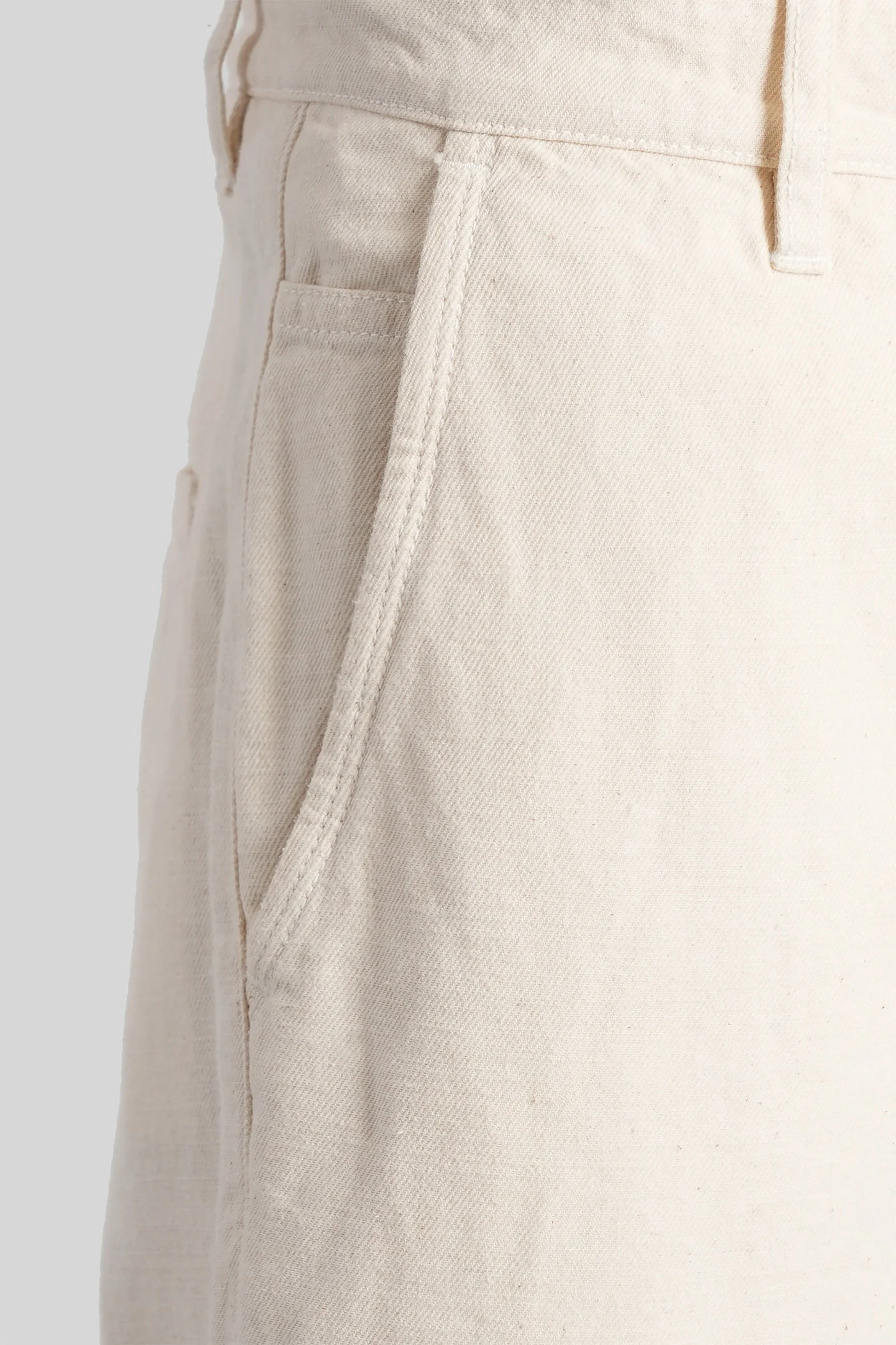 Pants in beige cotton - Image 5