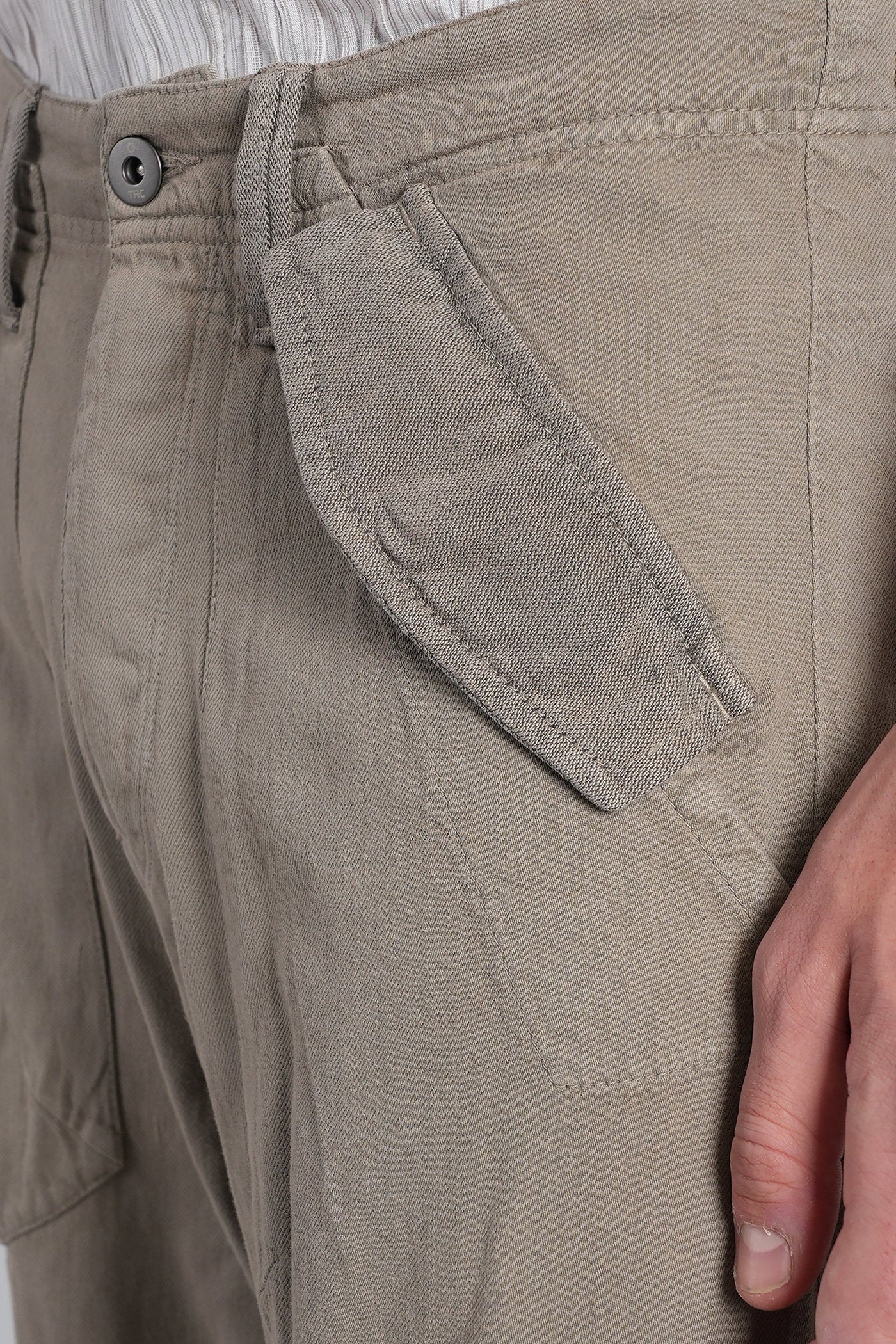 Rr32 Pants in grey cotton - Image 5