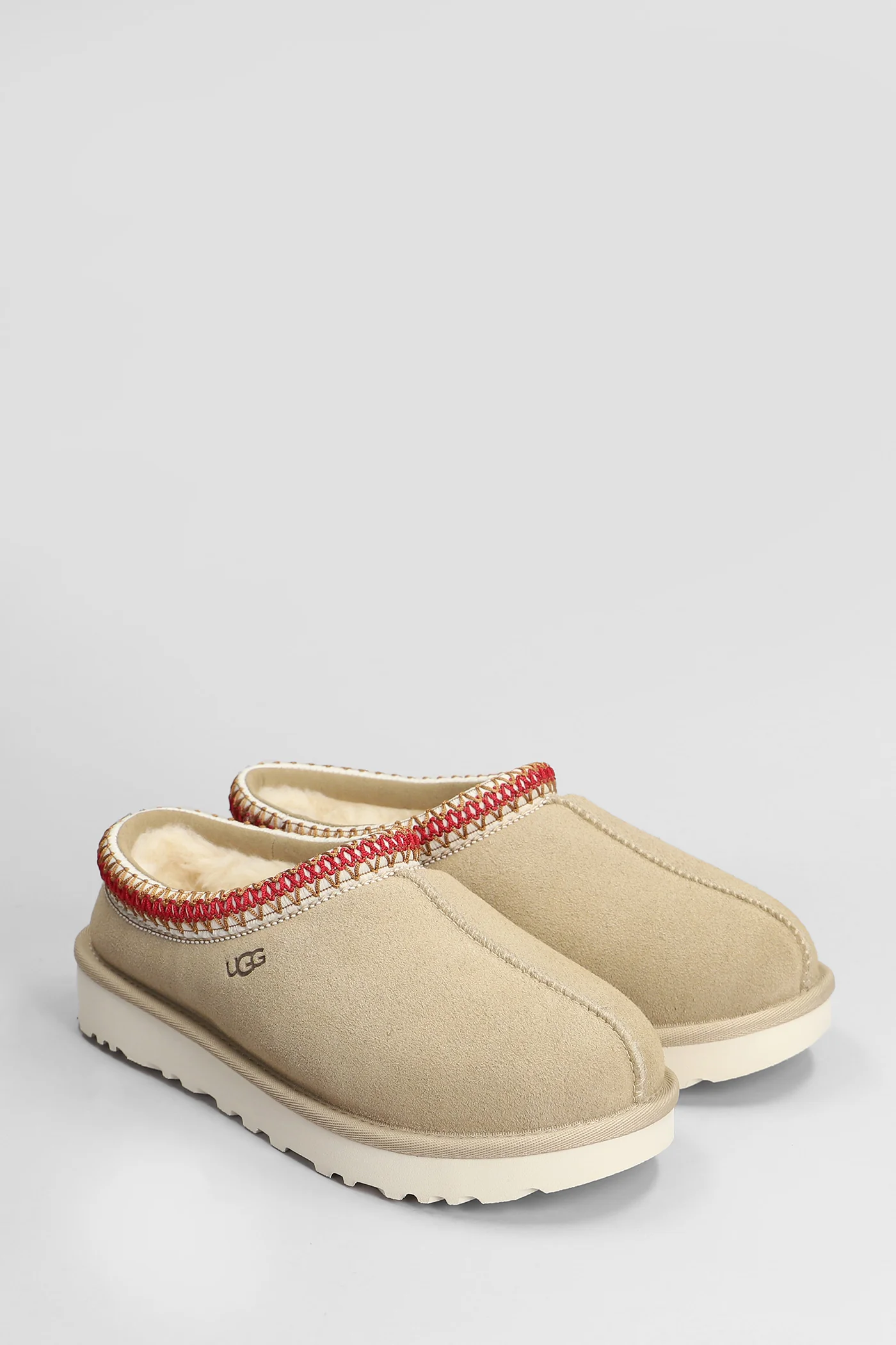 Tasman Slipper-Mule in beige suede - Image 2