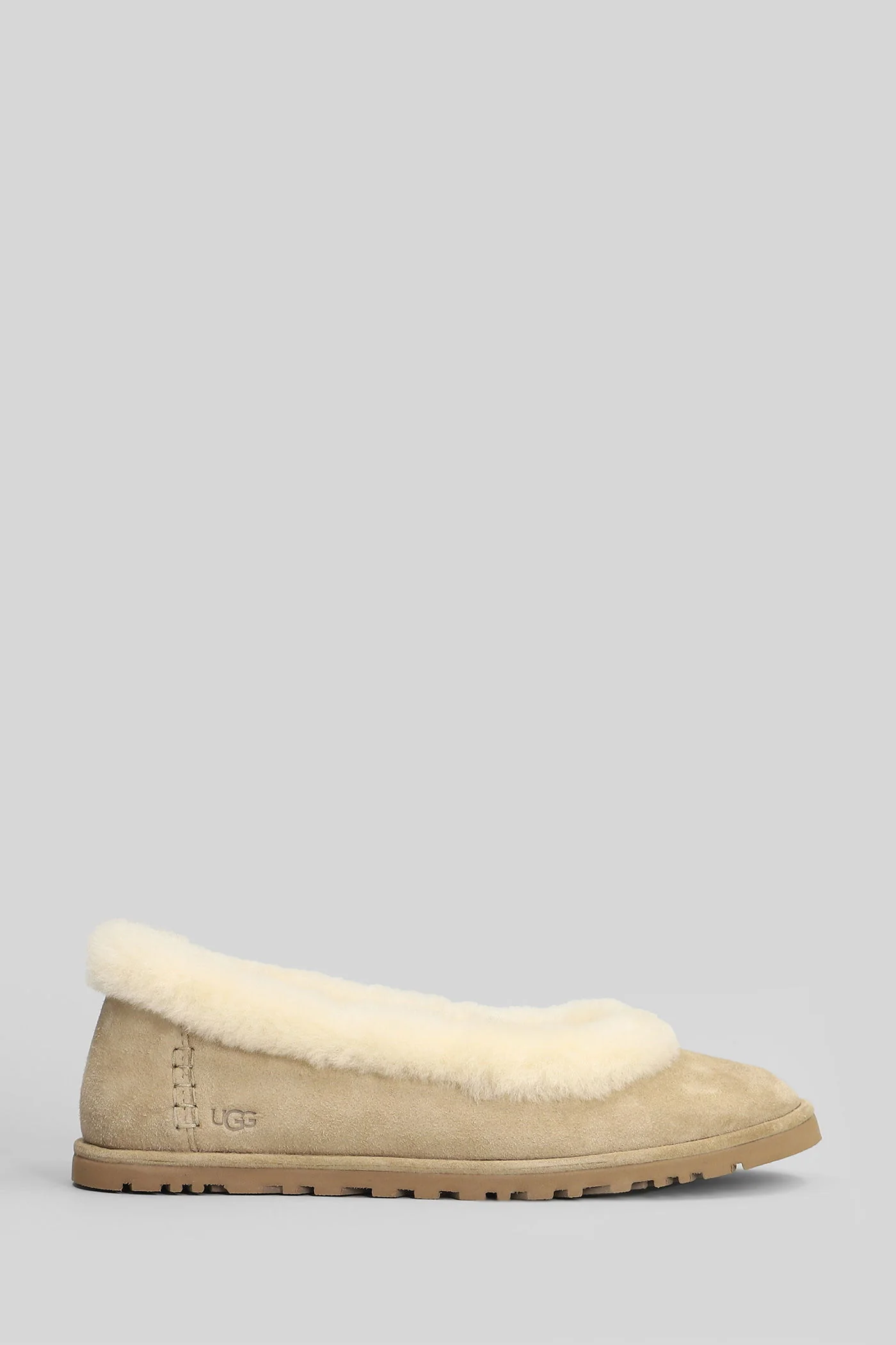 Zora Ballet Flat Ballet flats in beige suede