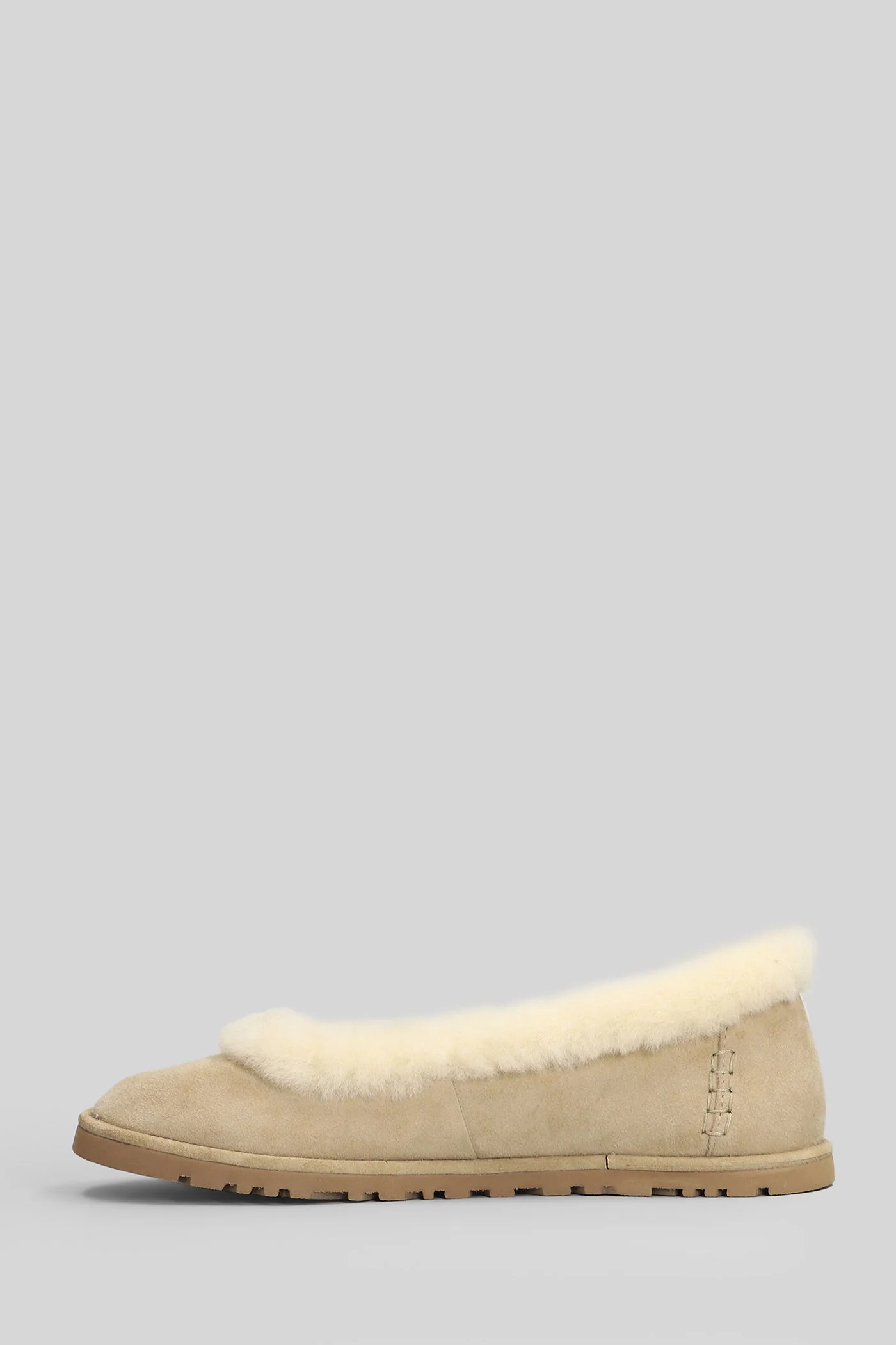 Zora Ballet Flat Ballet flats in beige suede - Image 3