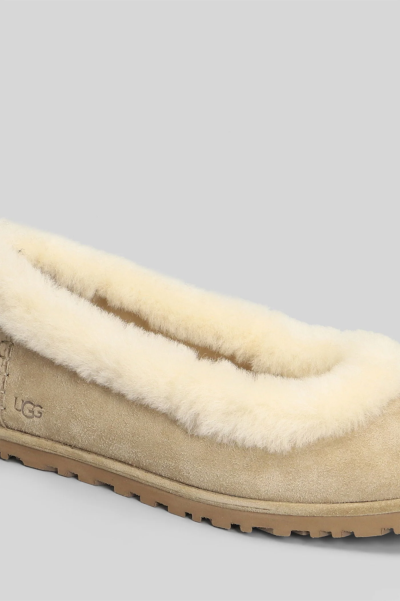 Zora Ballet Flat Ballet flats in beige suede - Image 5