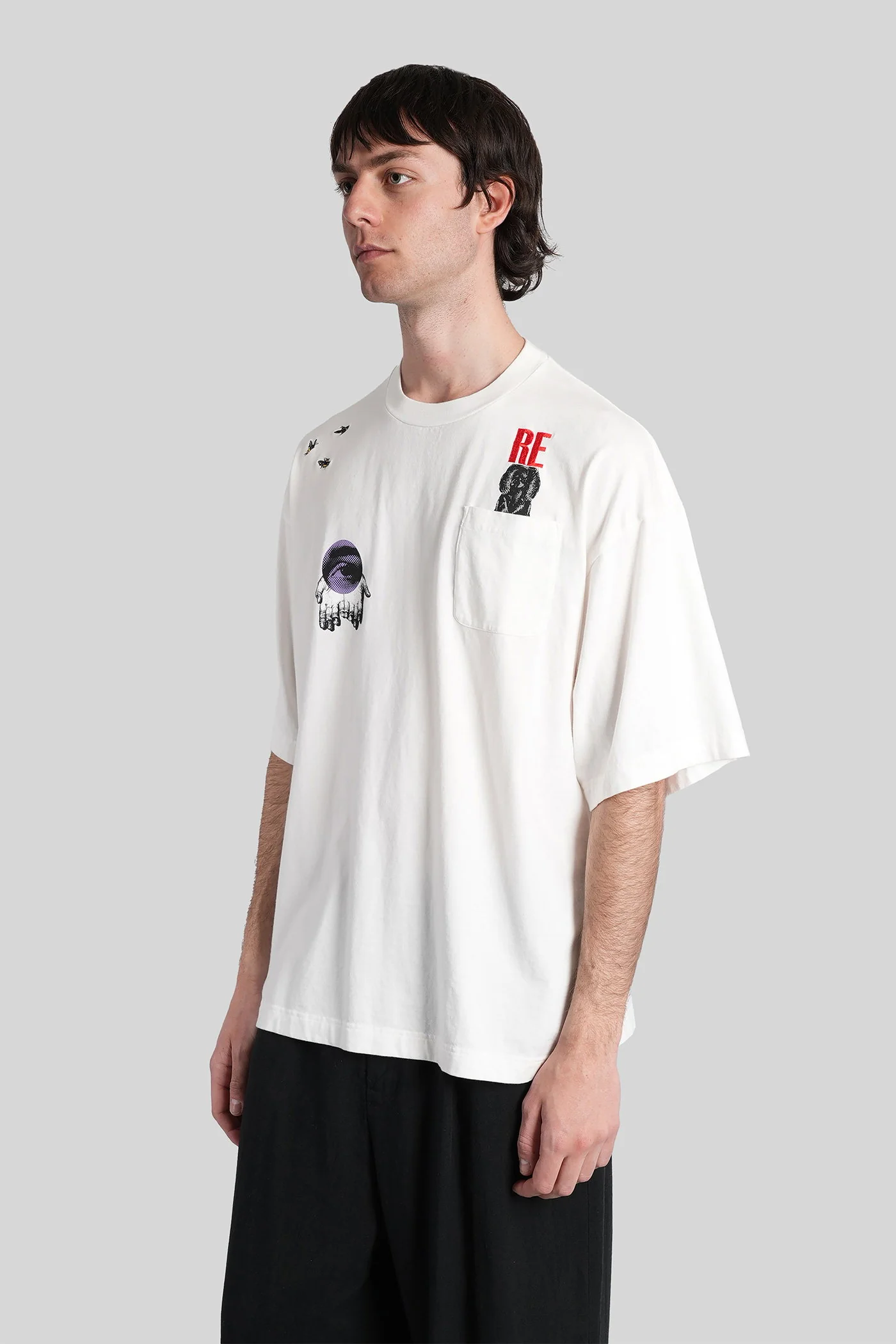 Shirt in beige polyamide polyester - Image 4