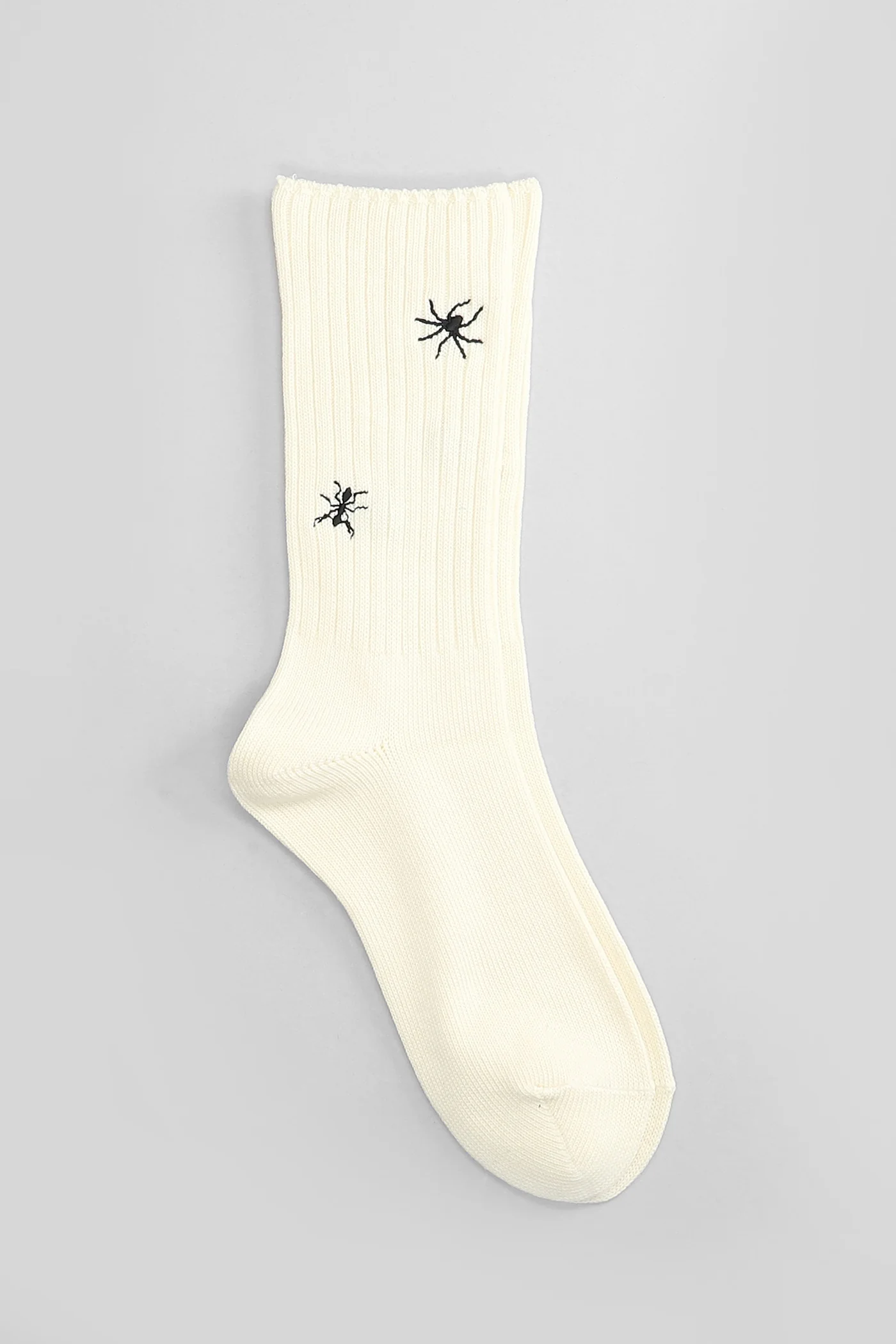 Socks in beige cotton