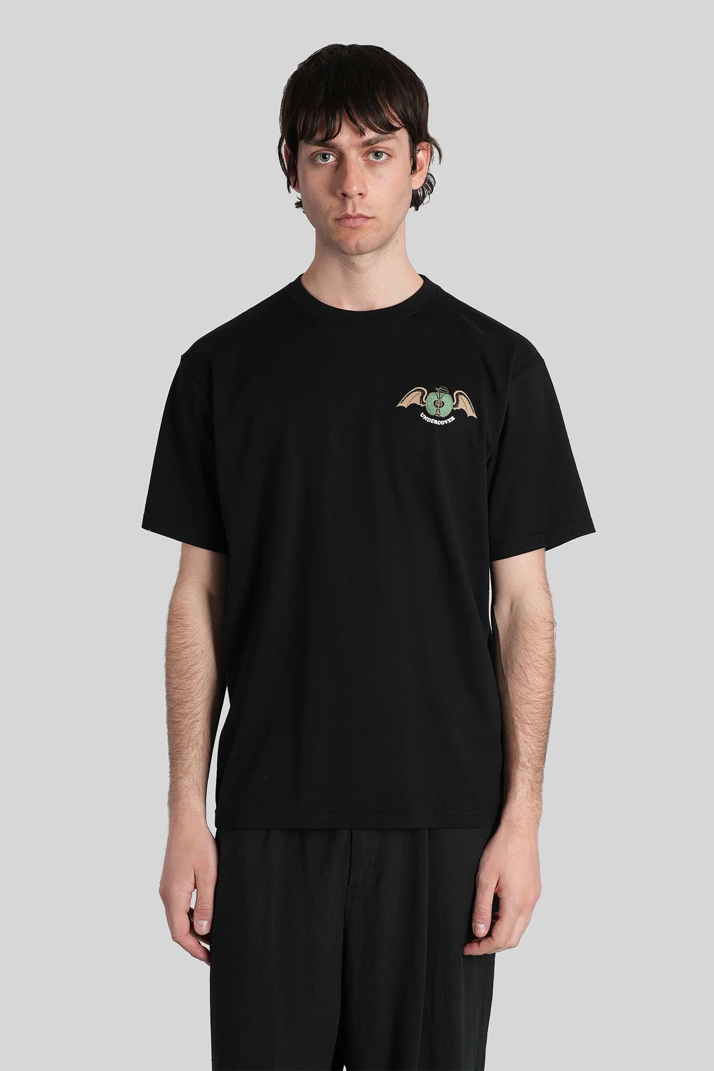 T-Shirt in black cotton