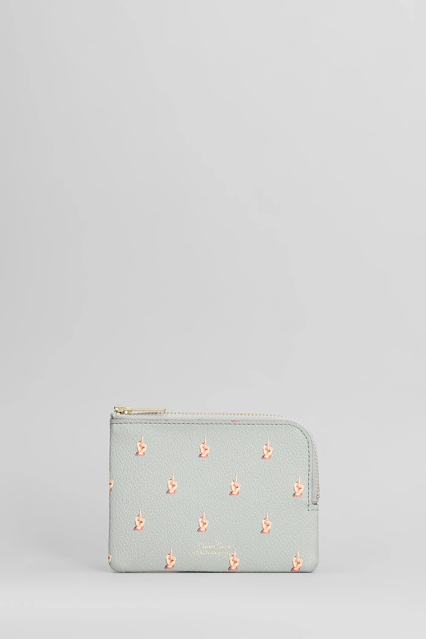 Wallet in grey PVC