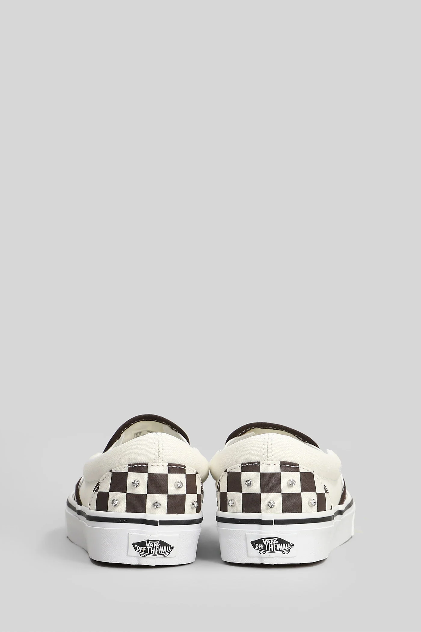 Classic slip on Sneakers in beige canvas - Image 24