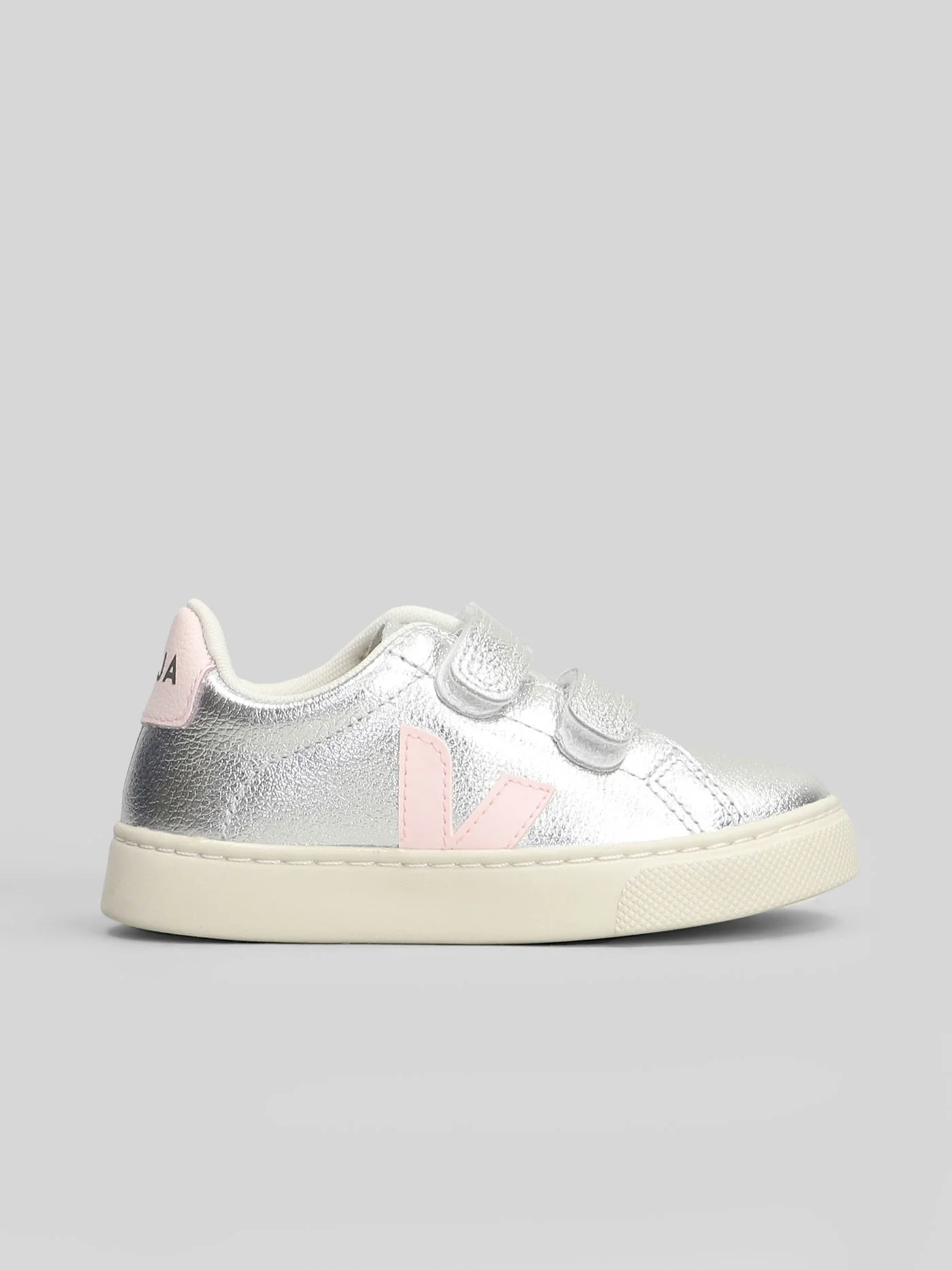 Esplar Sneakers in silver leather - Image 6