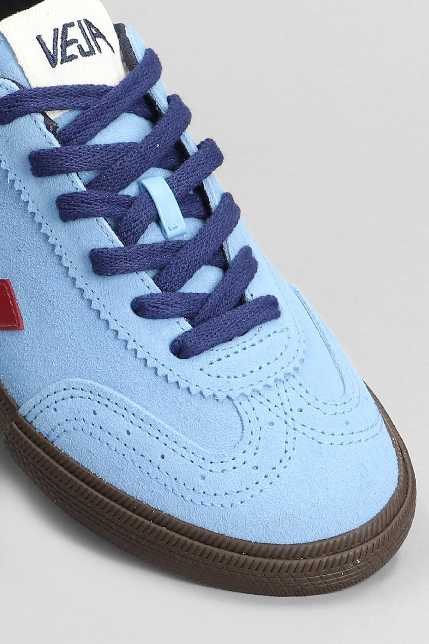 Volley Sneakers in cyan suede - Image 5