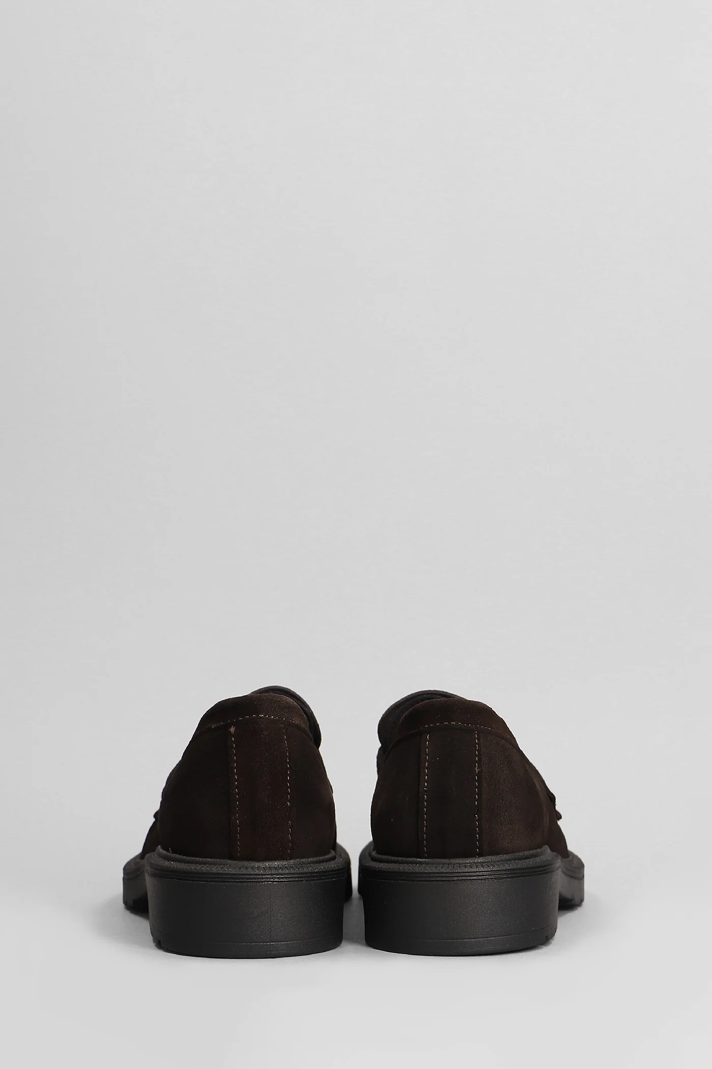 Loafers in dark brown suede - Image 4