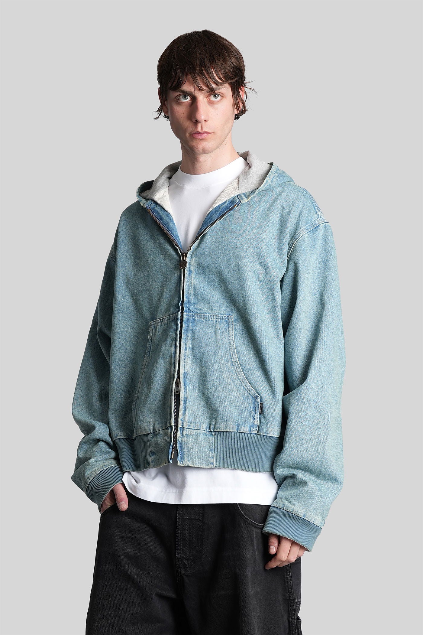 Denim Jackets in blue cotton - Image 4