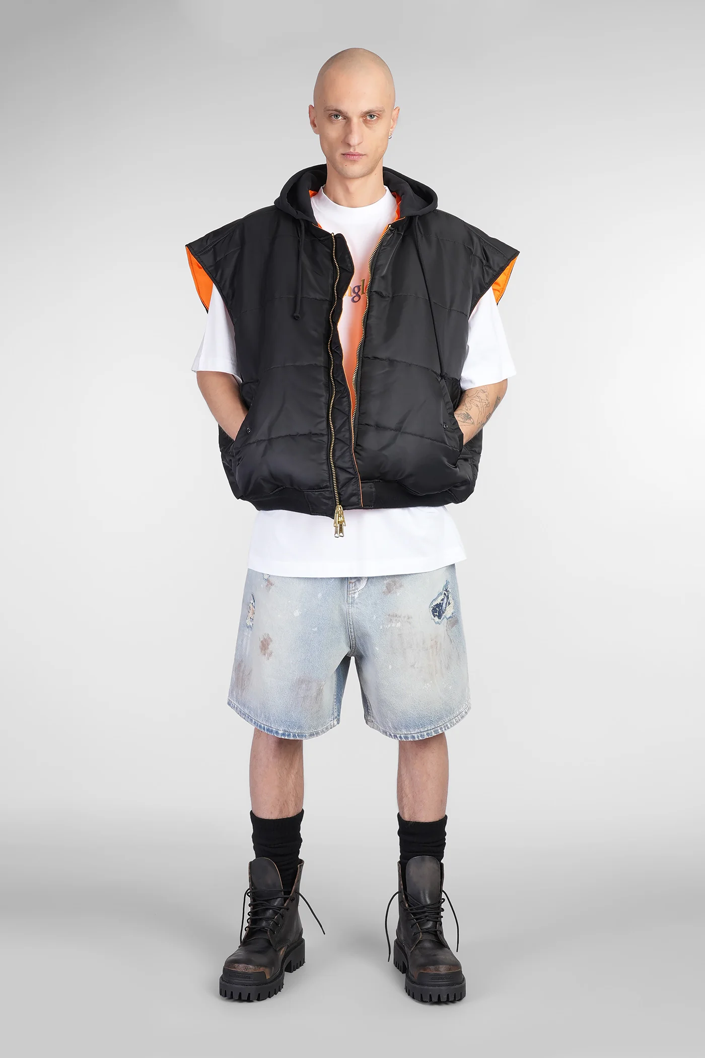 Shorts in blue denim - Image 2