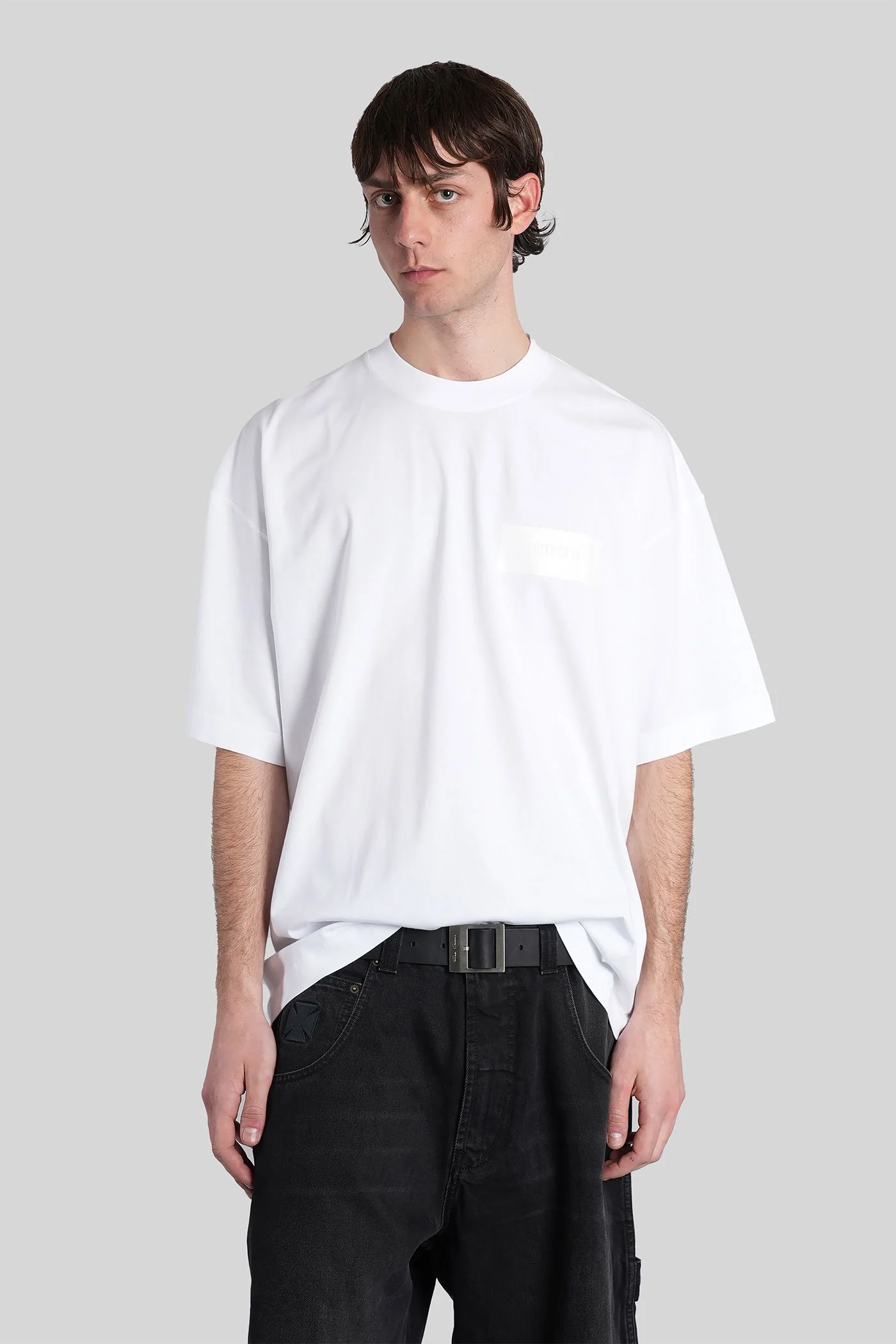 T-Shirt in white cotton