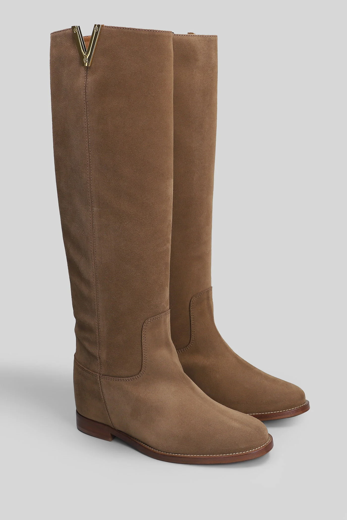 in Camel suede - Image 2