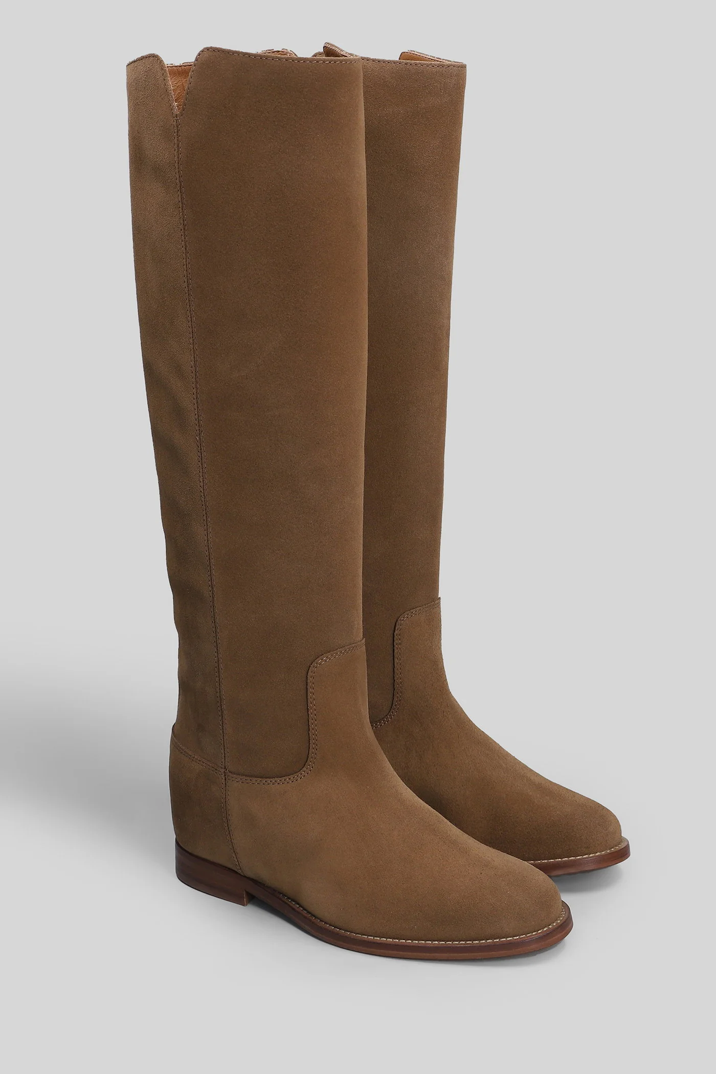 in Camel suede - Image 2