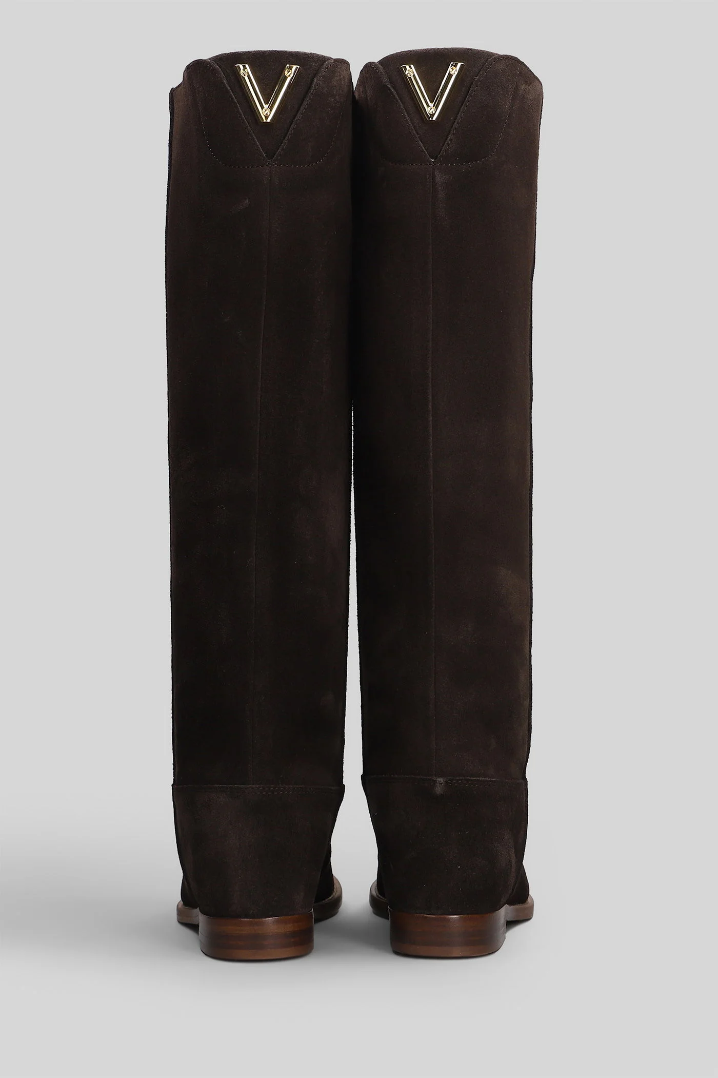 in dark brown suede - Image 4