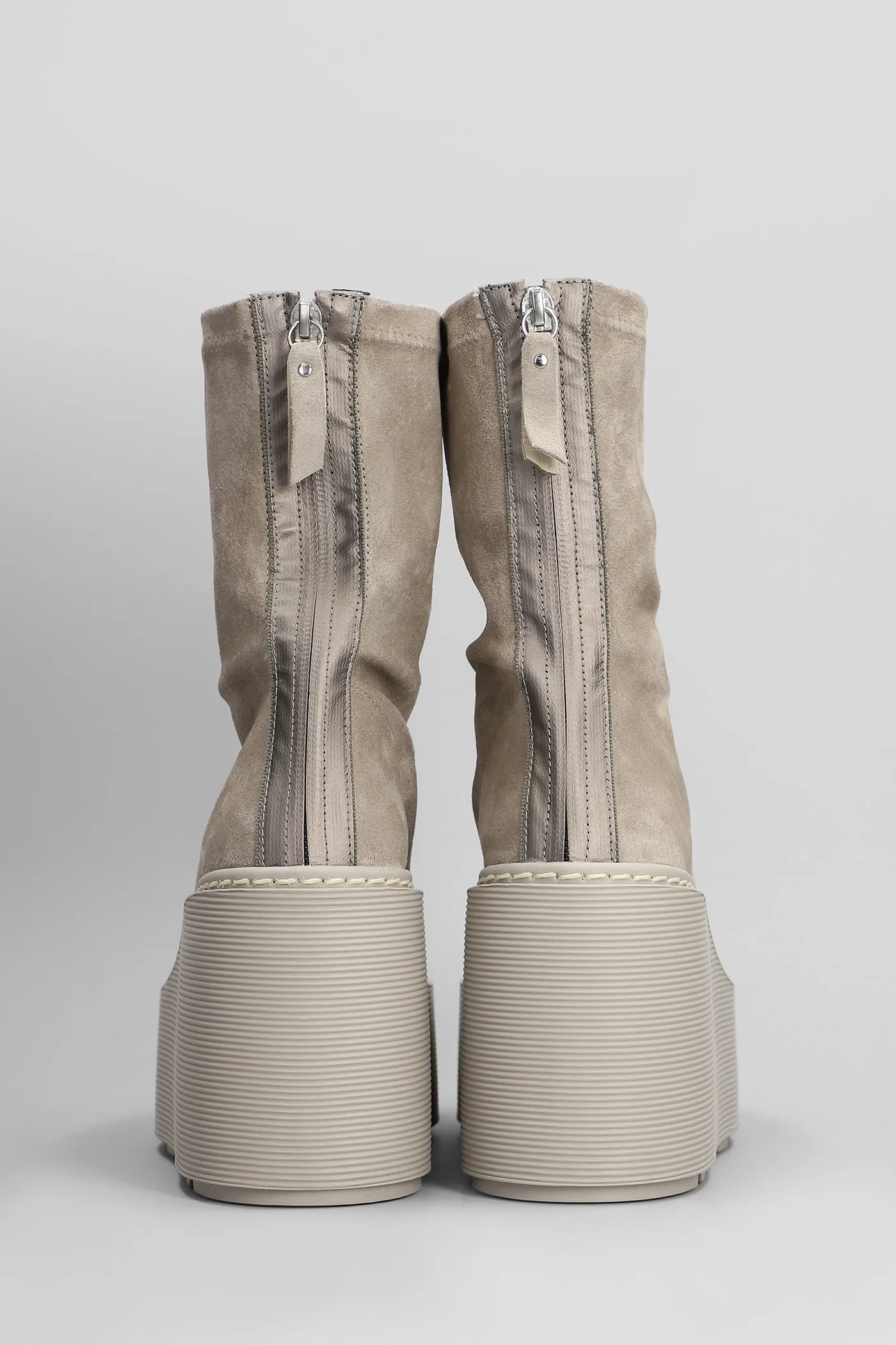 Magnifico High heels Ankle boots in beige suede - Image 4