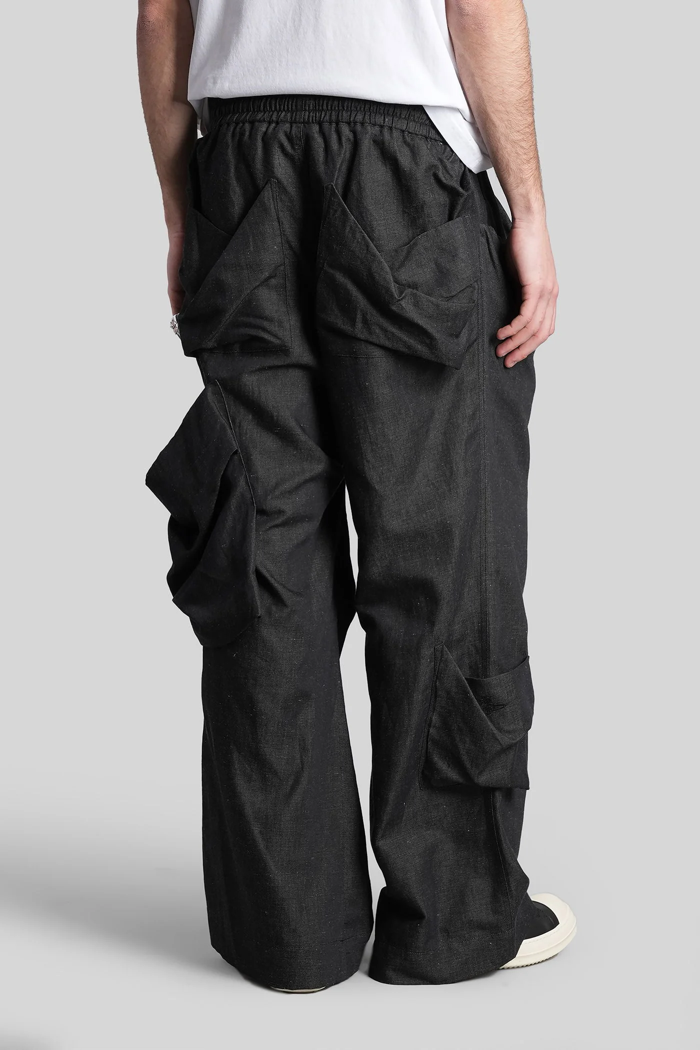 Achilles Pants in blue cotton - Image 3