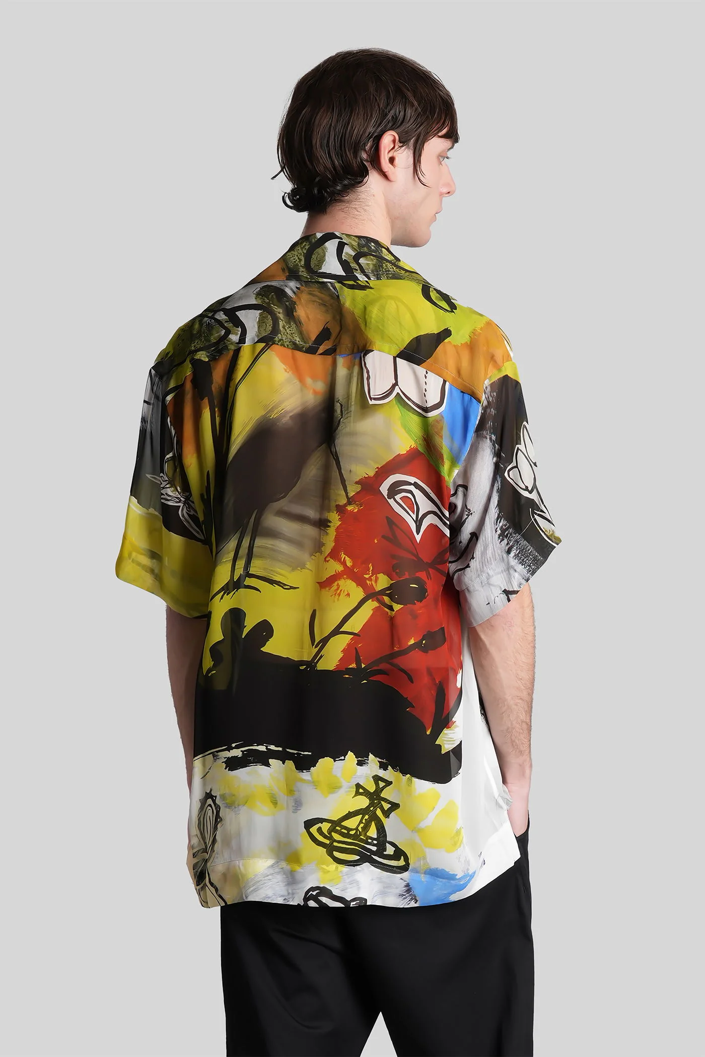 Shirt in multicolor viscose - Image 3