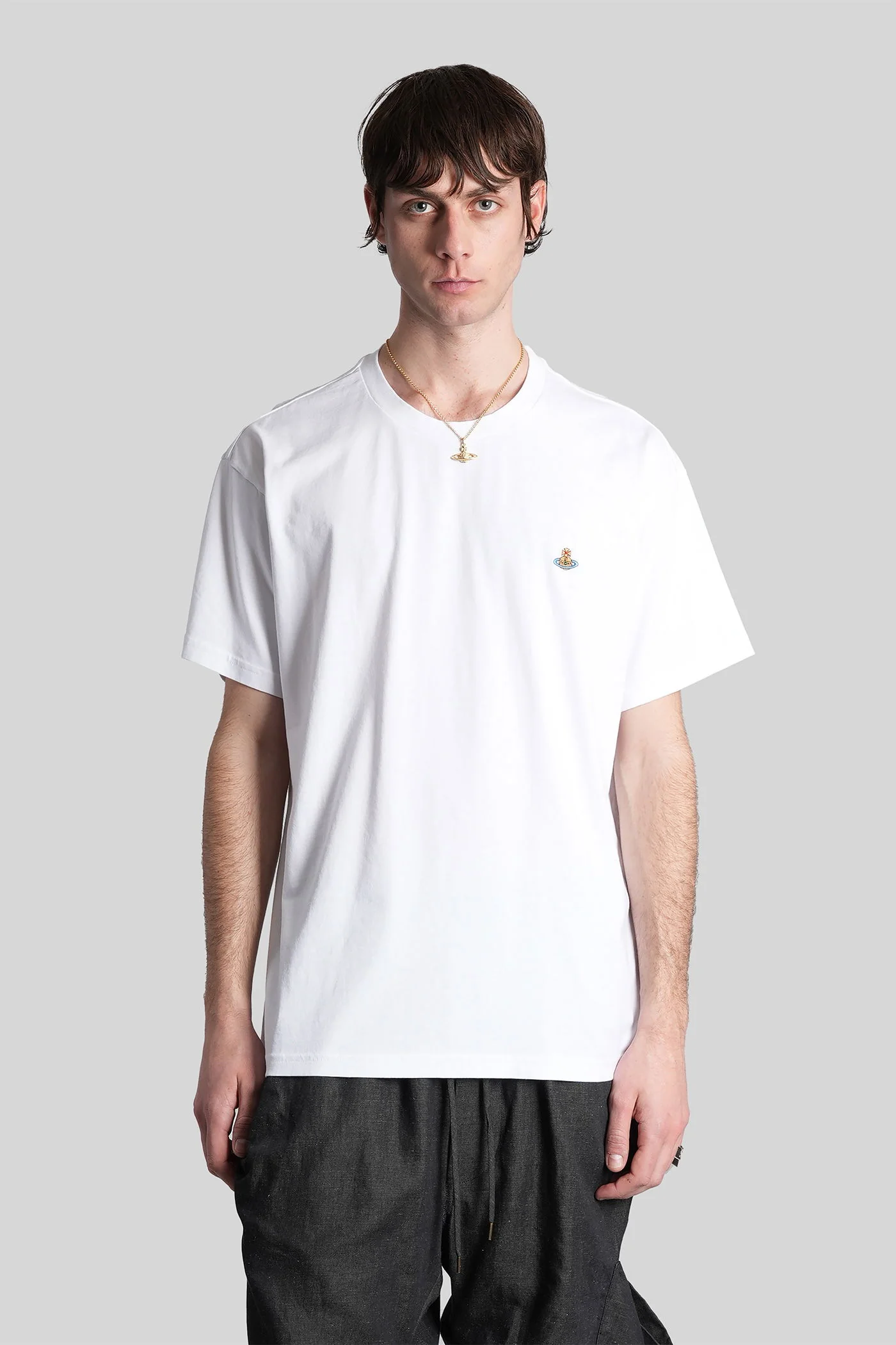 T-Shirt in white cotton
