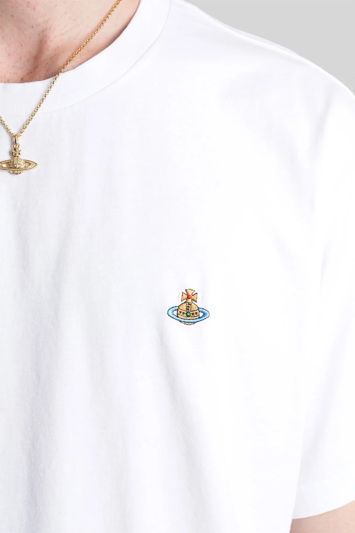 T-Shirt in white cotton - Image 5
