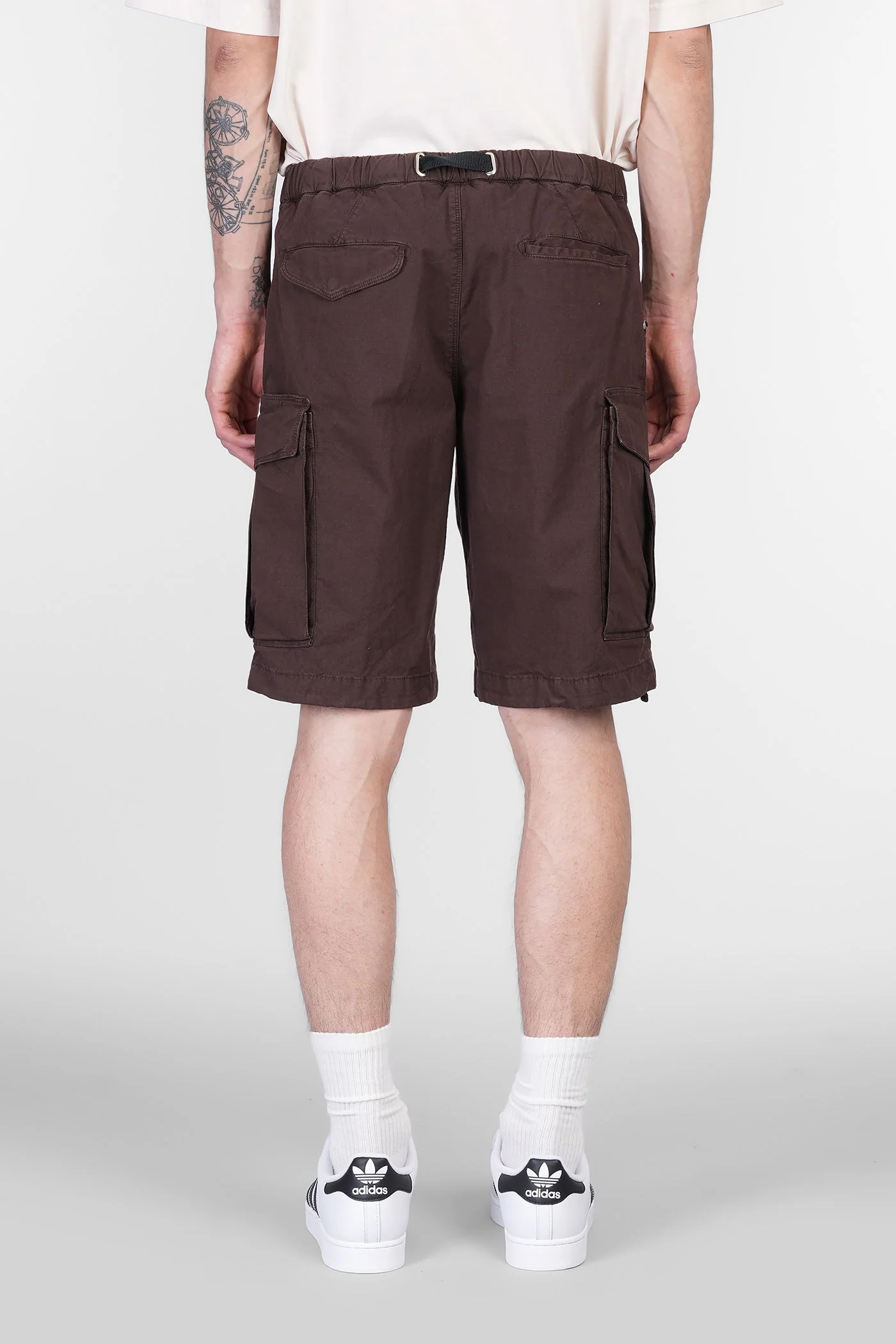 Shorts in brown cotton - Image 3