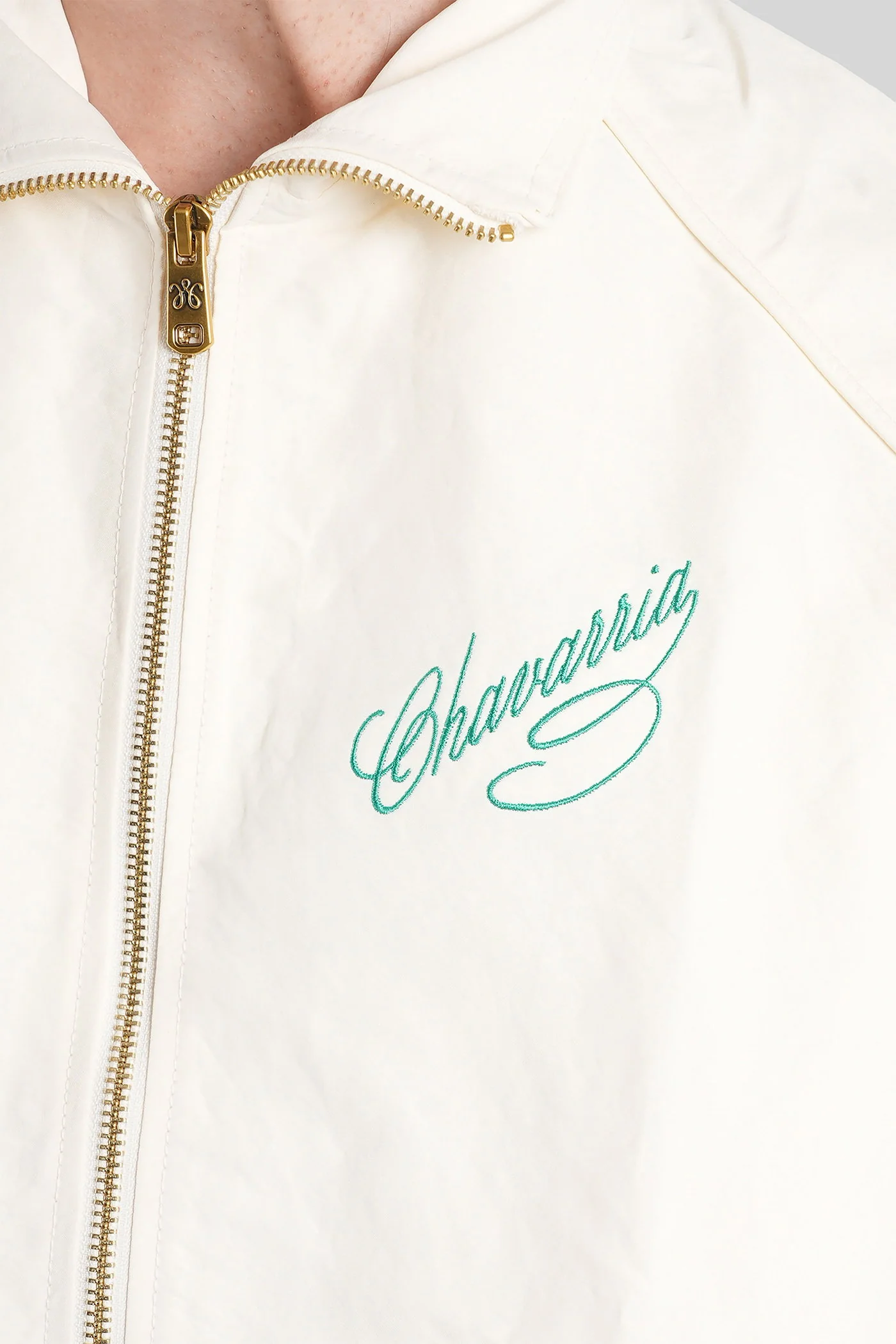 Casual jacket in beige polyester - Image 5