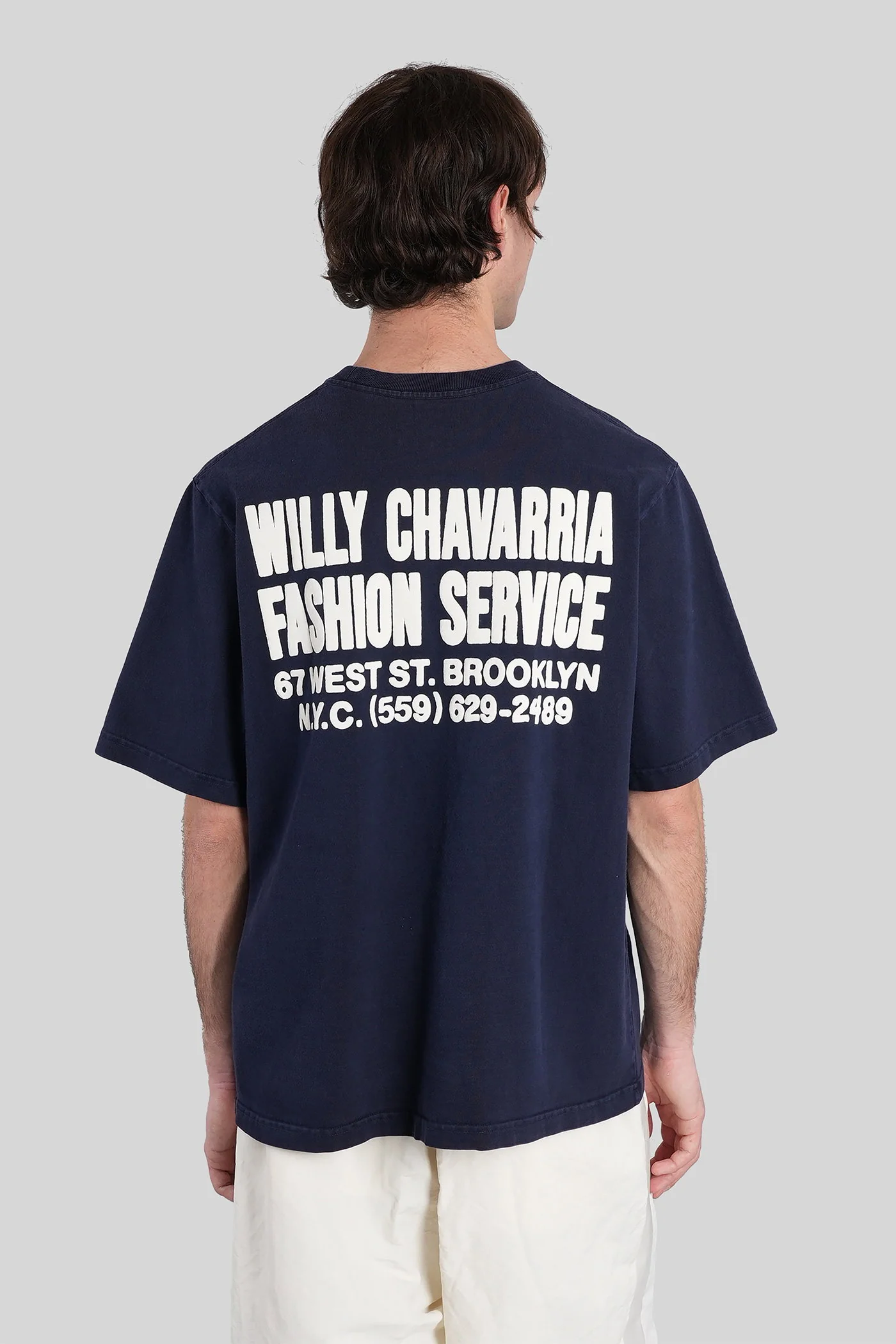 T-Shirt in blue cotton - Image 3