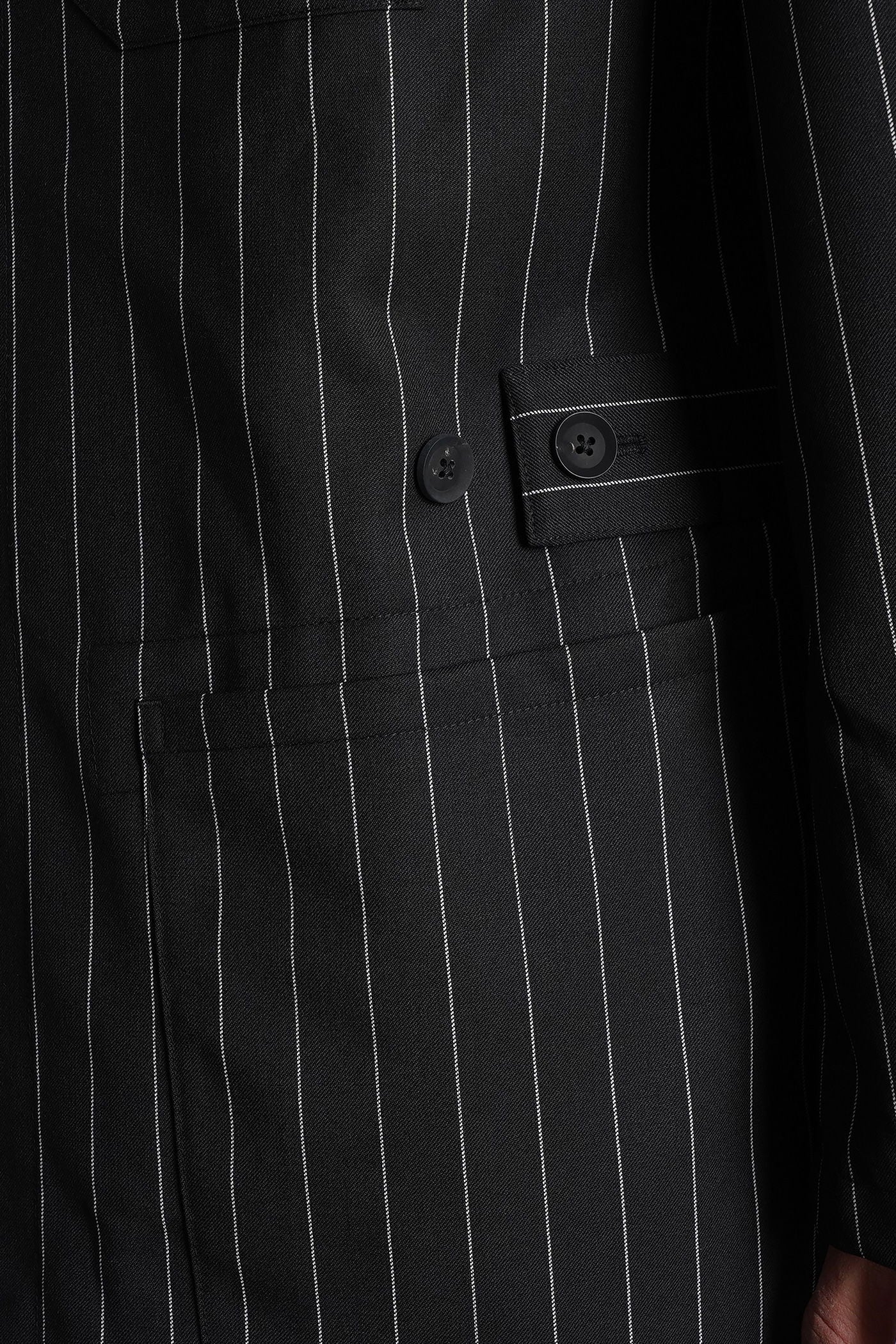 Blazer in black polyester - Image 13