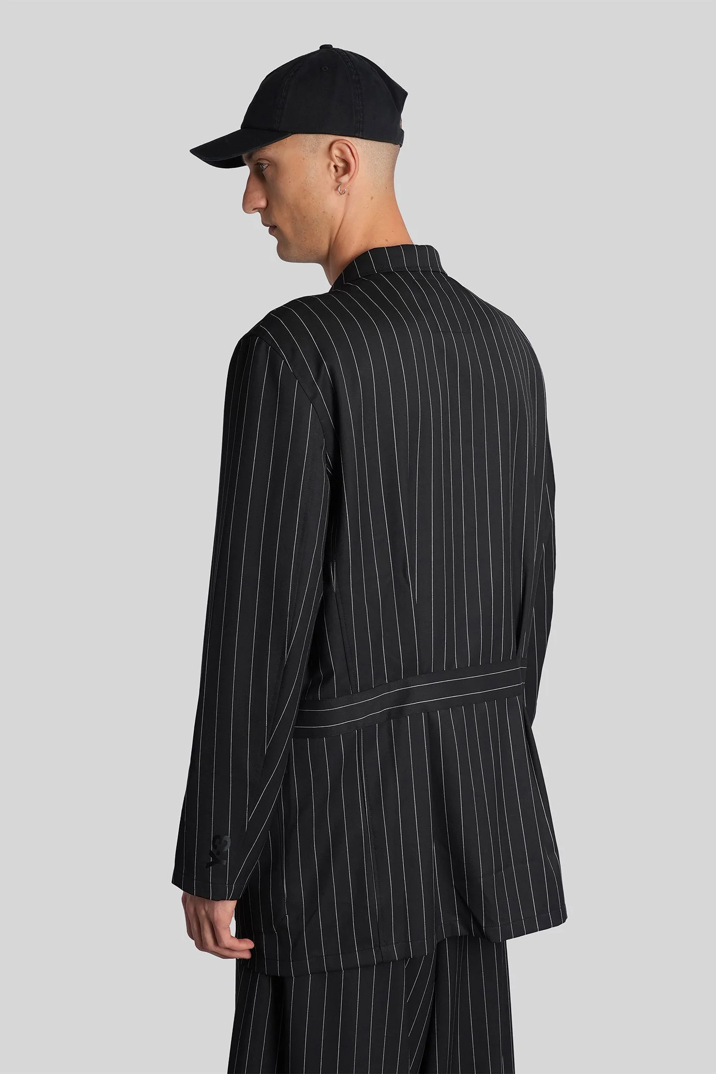 Blazer in black polyester - Image 2