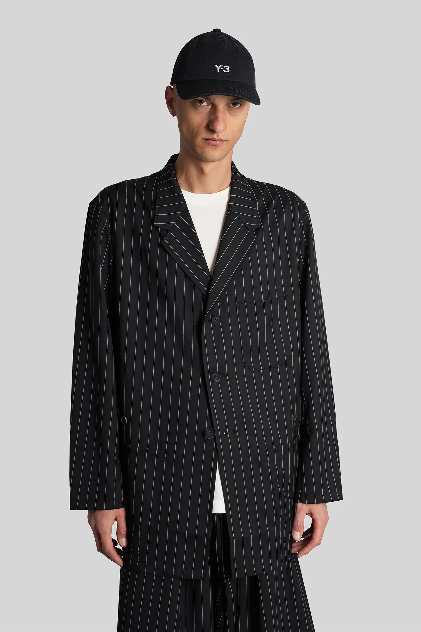 Blazer in black polyester - Image 5