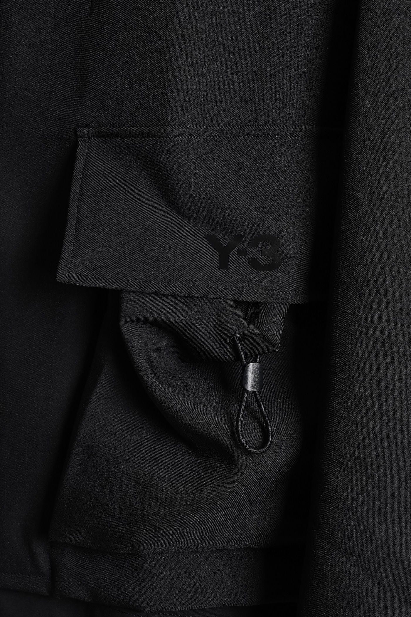 Casual jacket in black polyester - Image 5