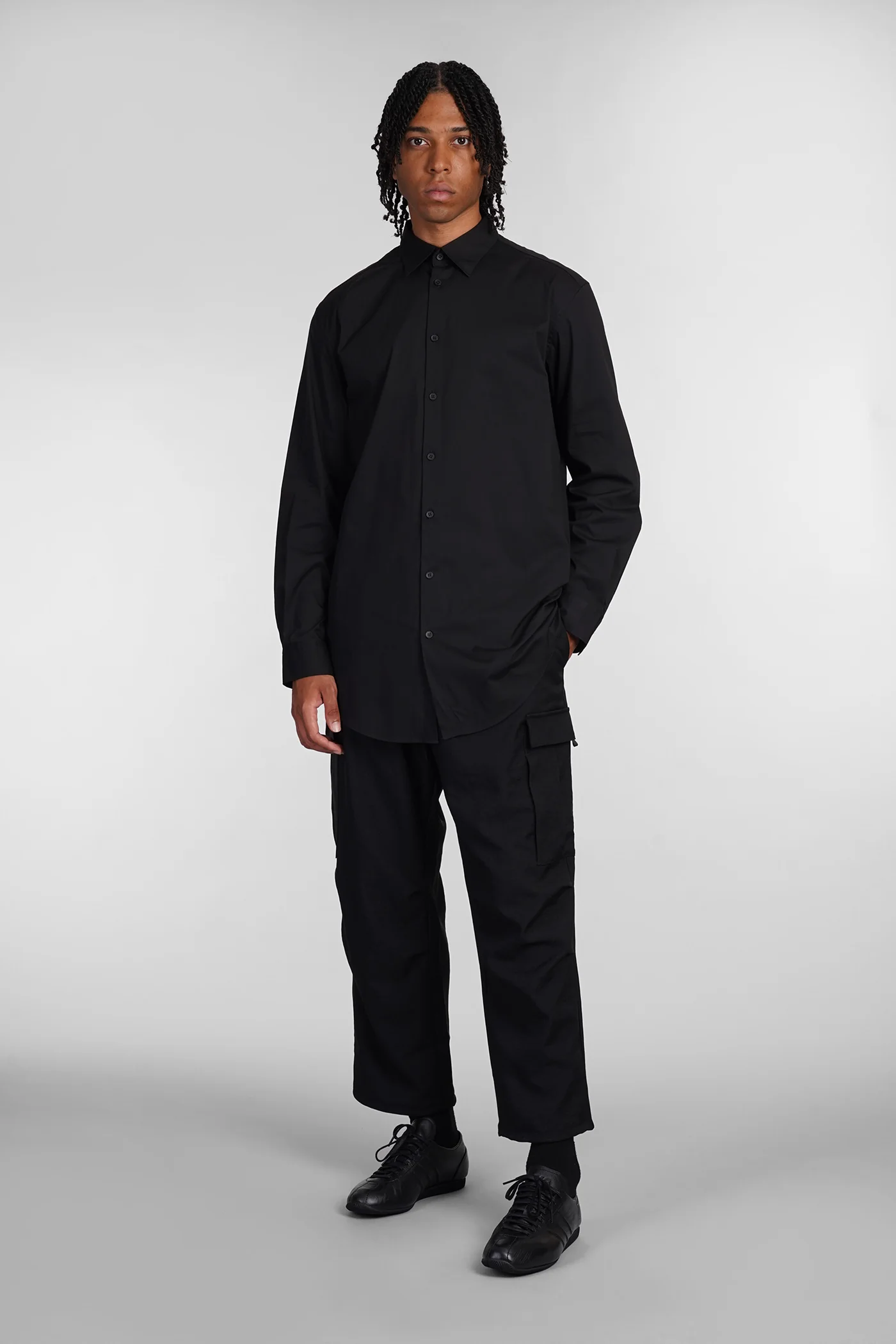 Pants in black polyester - Image 2