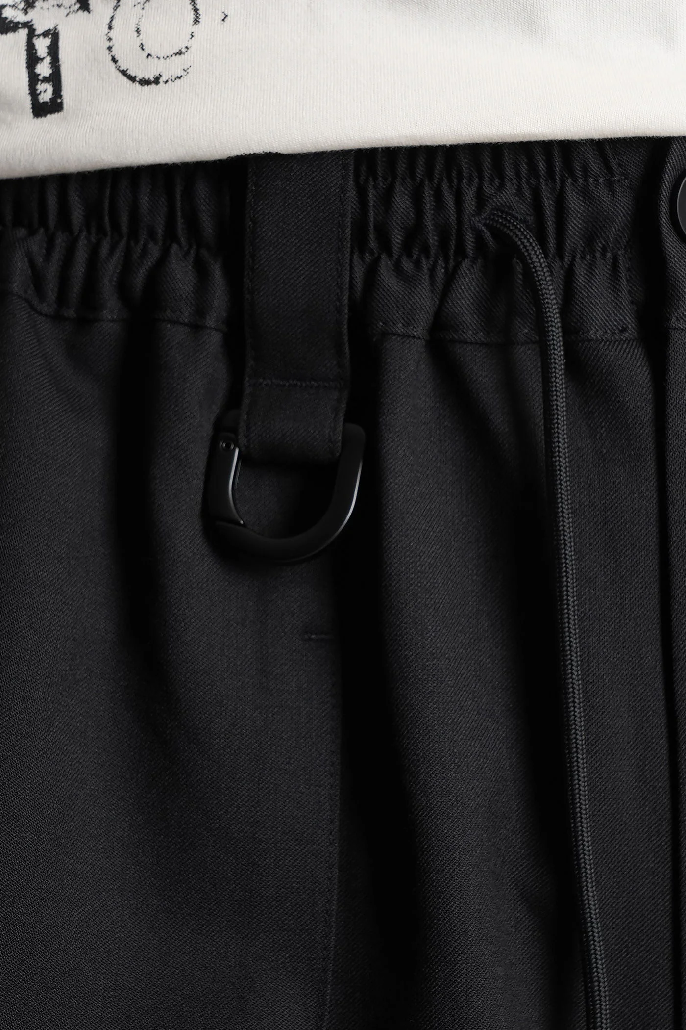 Pants in black polyester - Image 5