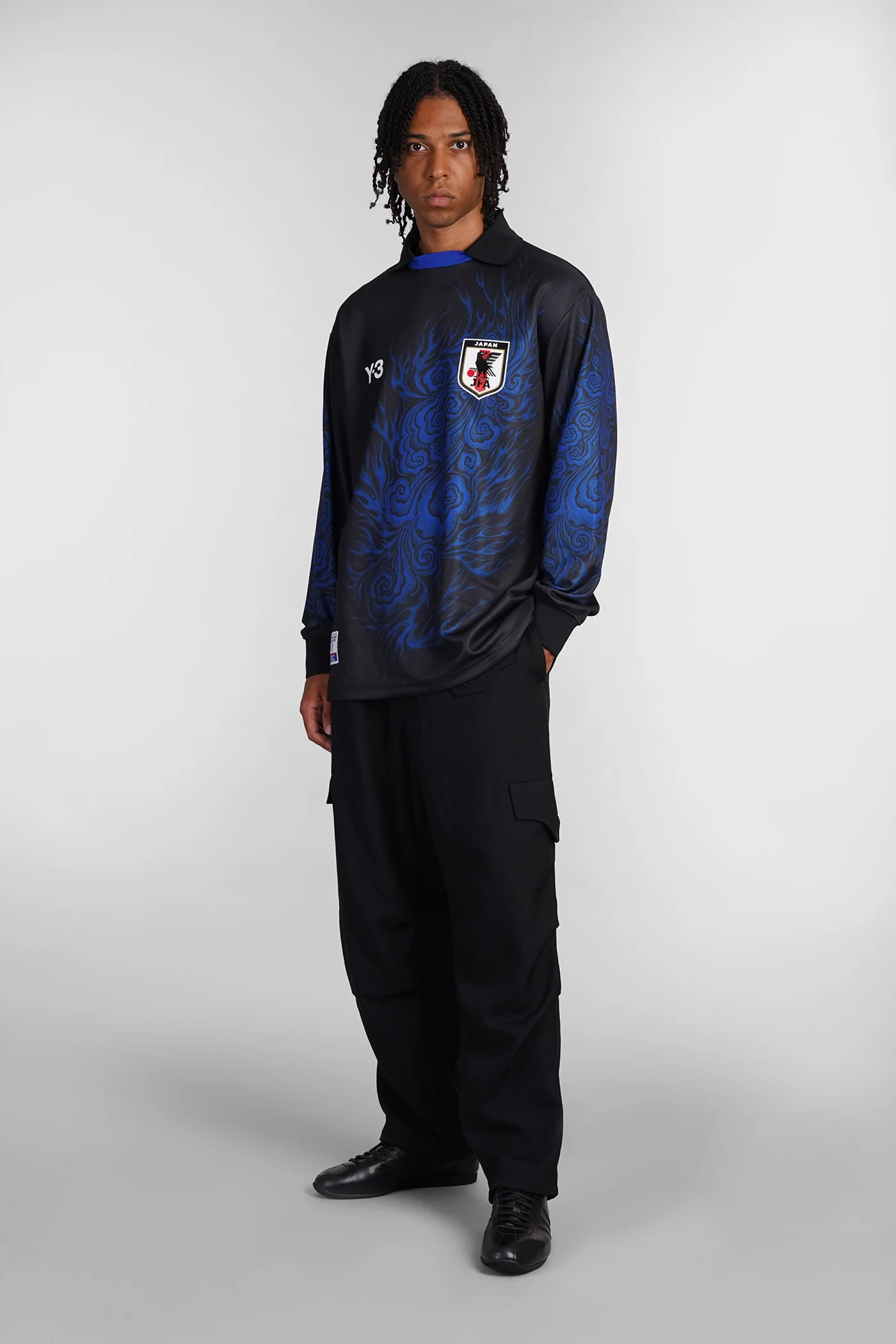 Pants in black polyester - Image 2