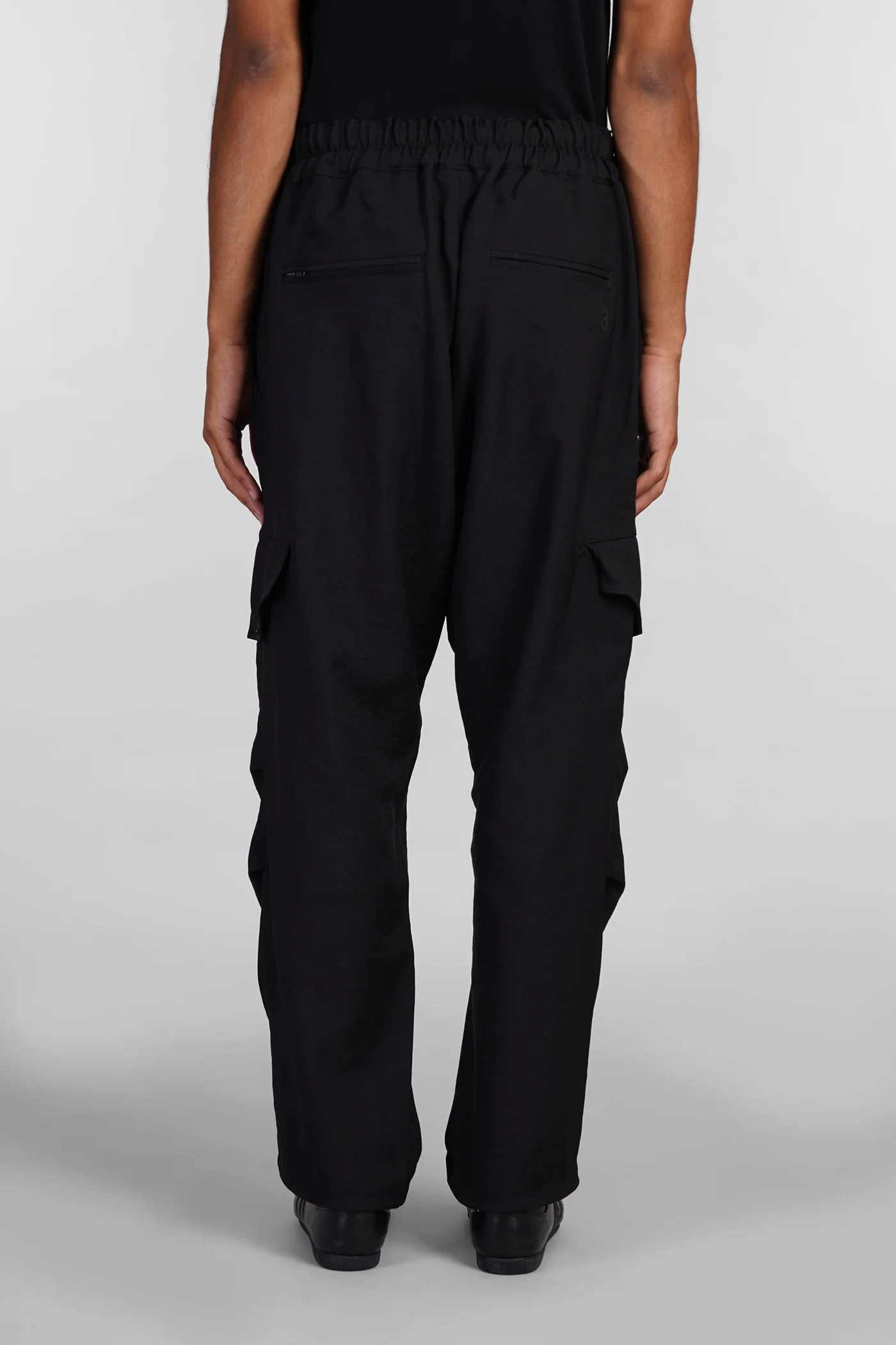 Pants in black polyester - Image 3