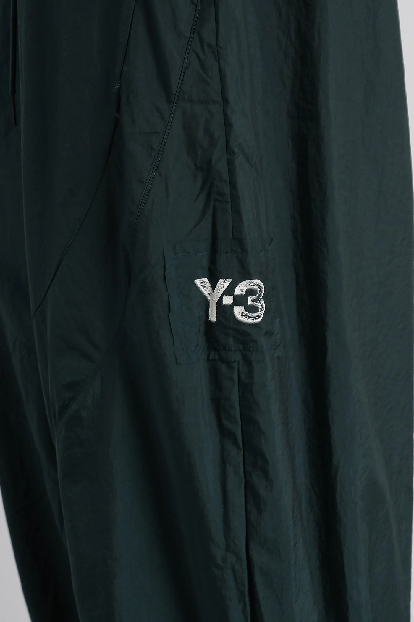 Pants in green polyamide - Image 5