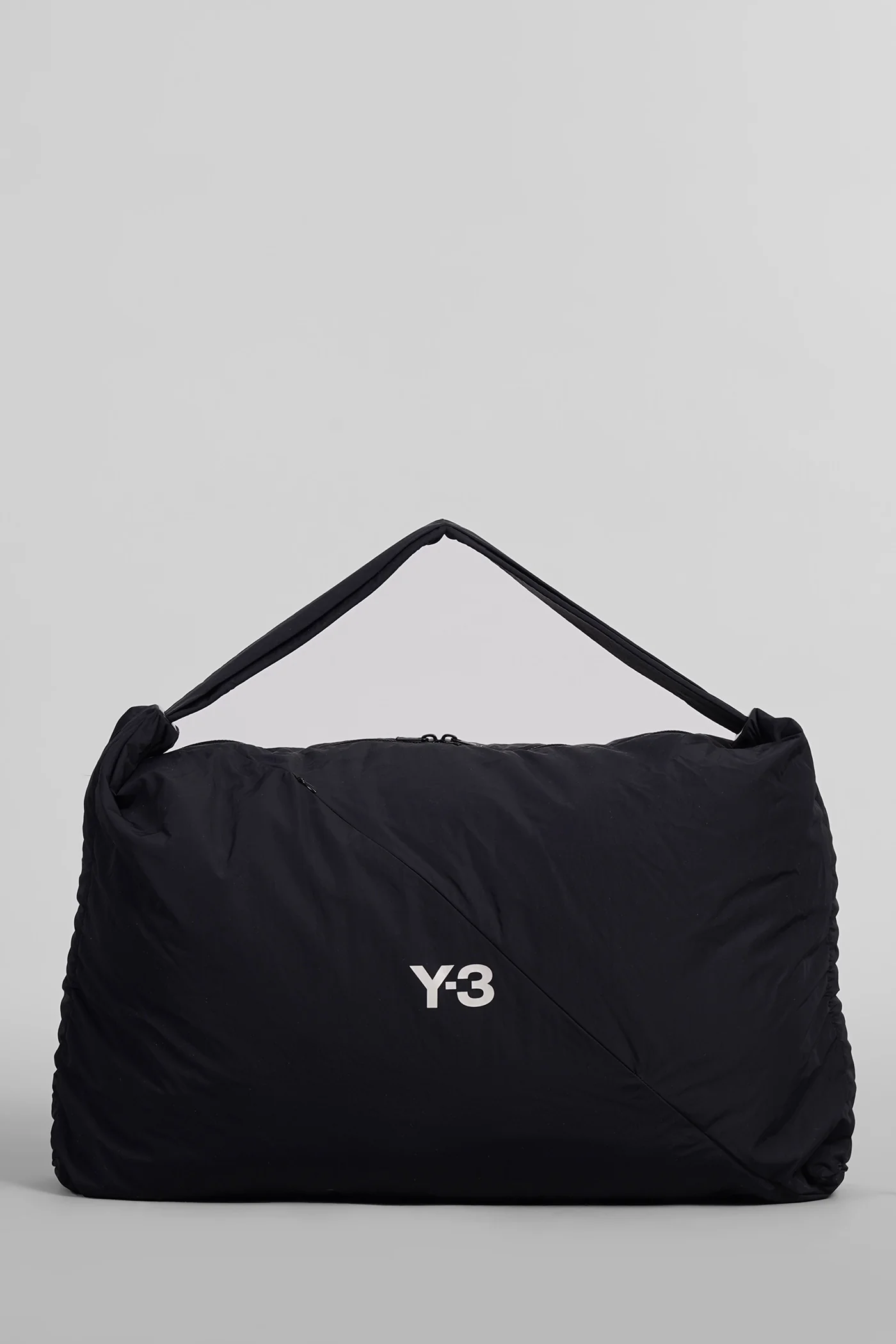 Shoulder bag in black polyamide