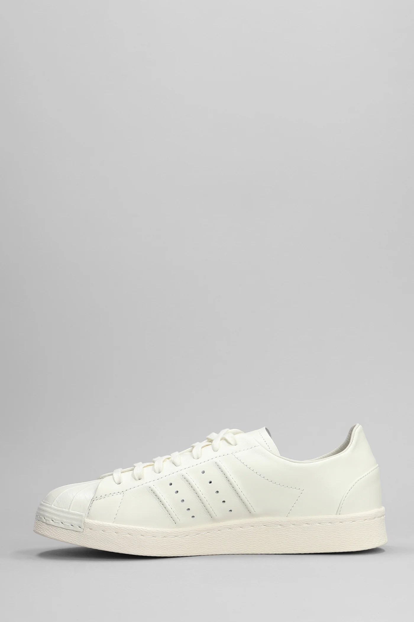 Superstrar Sneakers in beige leather - Image 3