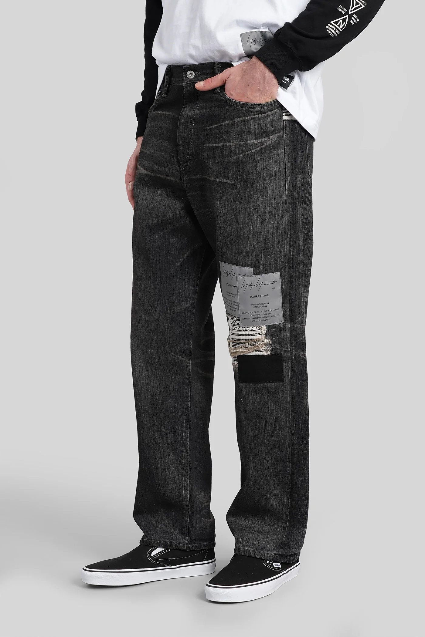 Jeans in black denim - Image 4