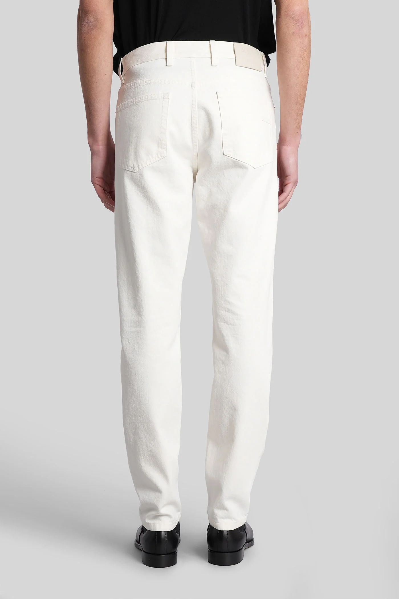 Jeans in white denim - Image 3