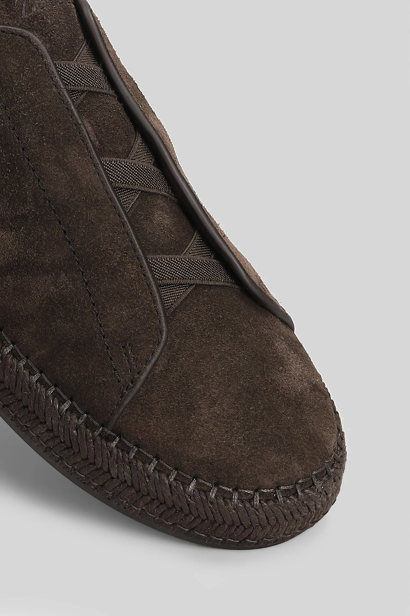 Triple stitch Sneakers in brown suede - Image 20