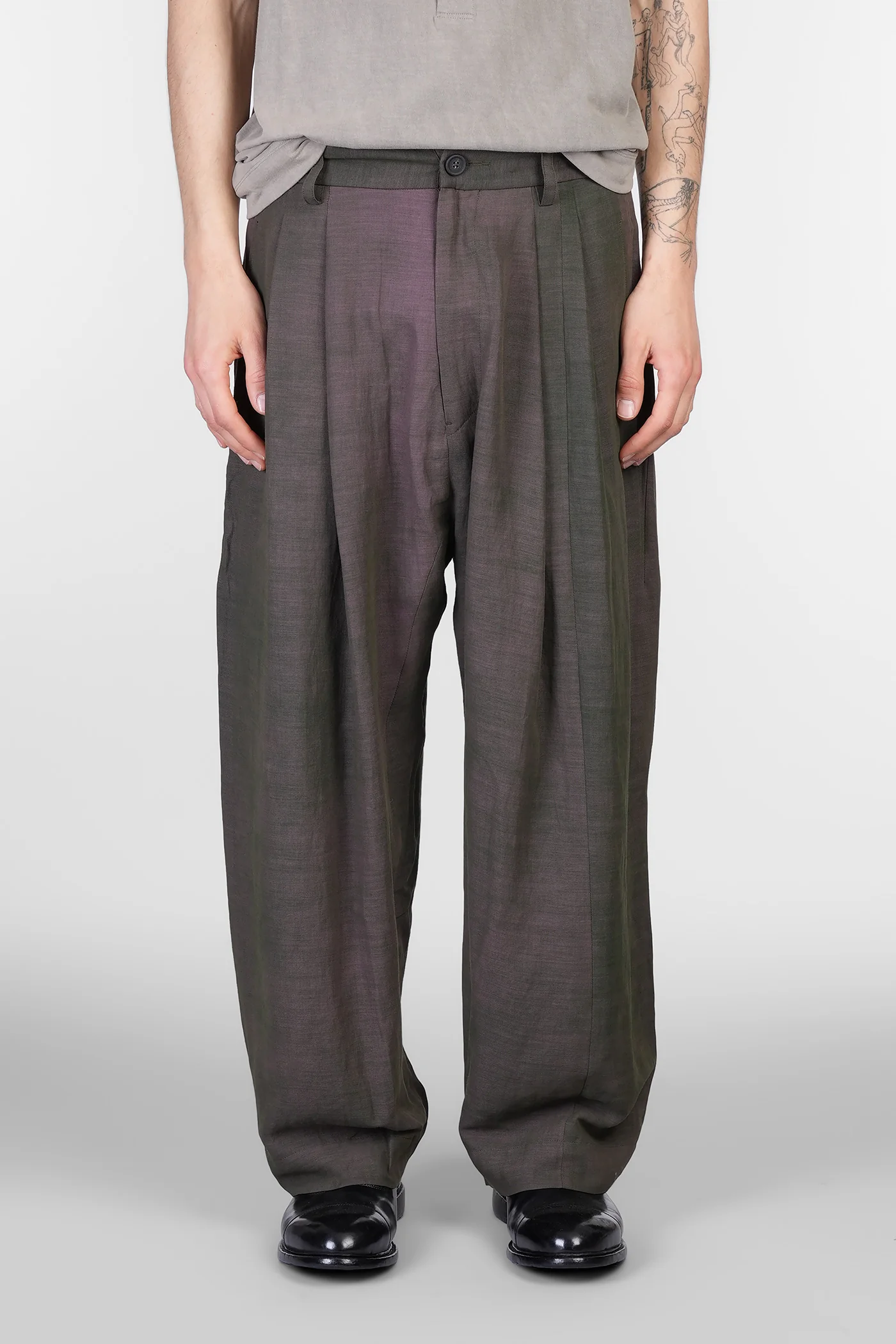 Pants in multicolor cotton