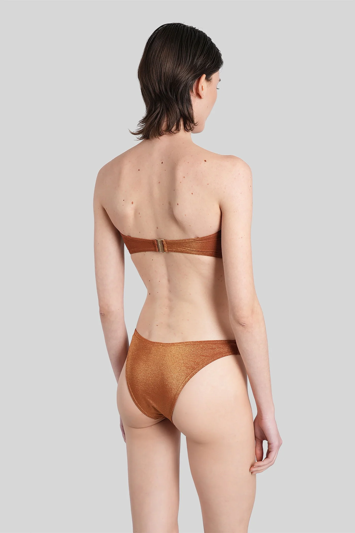 Beachwear in brown polyamide - Image 2