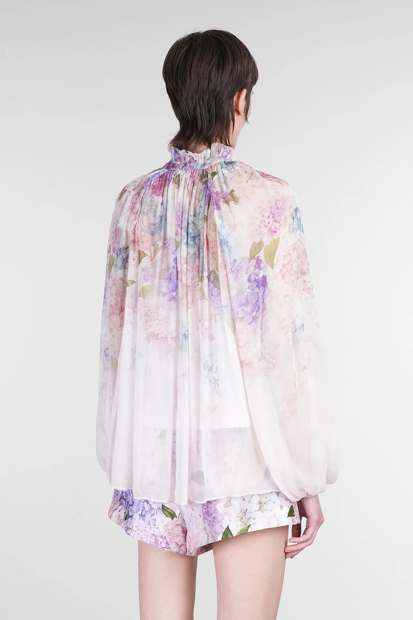 Blouse in multicolor viscose - Image 3