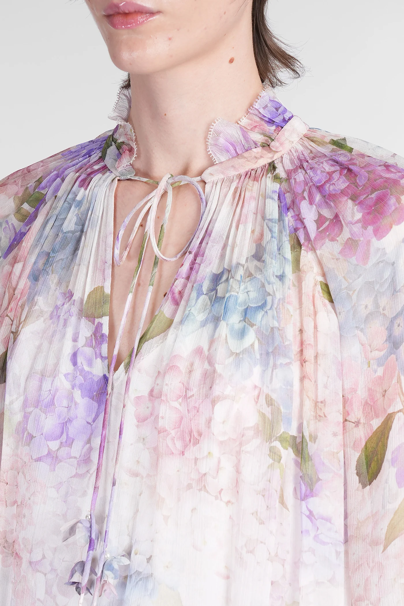 Blouse in multicolor viscose - Image 5