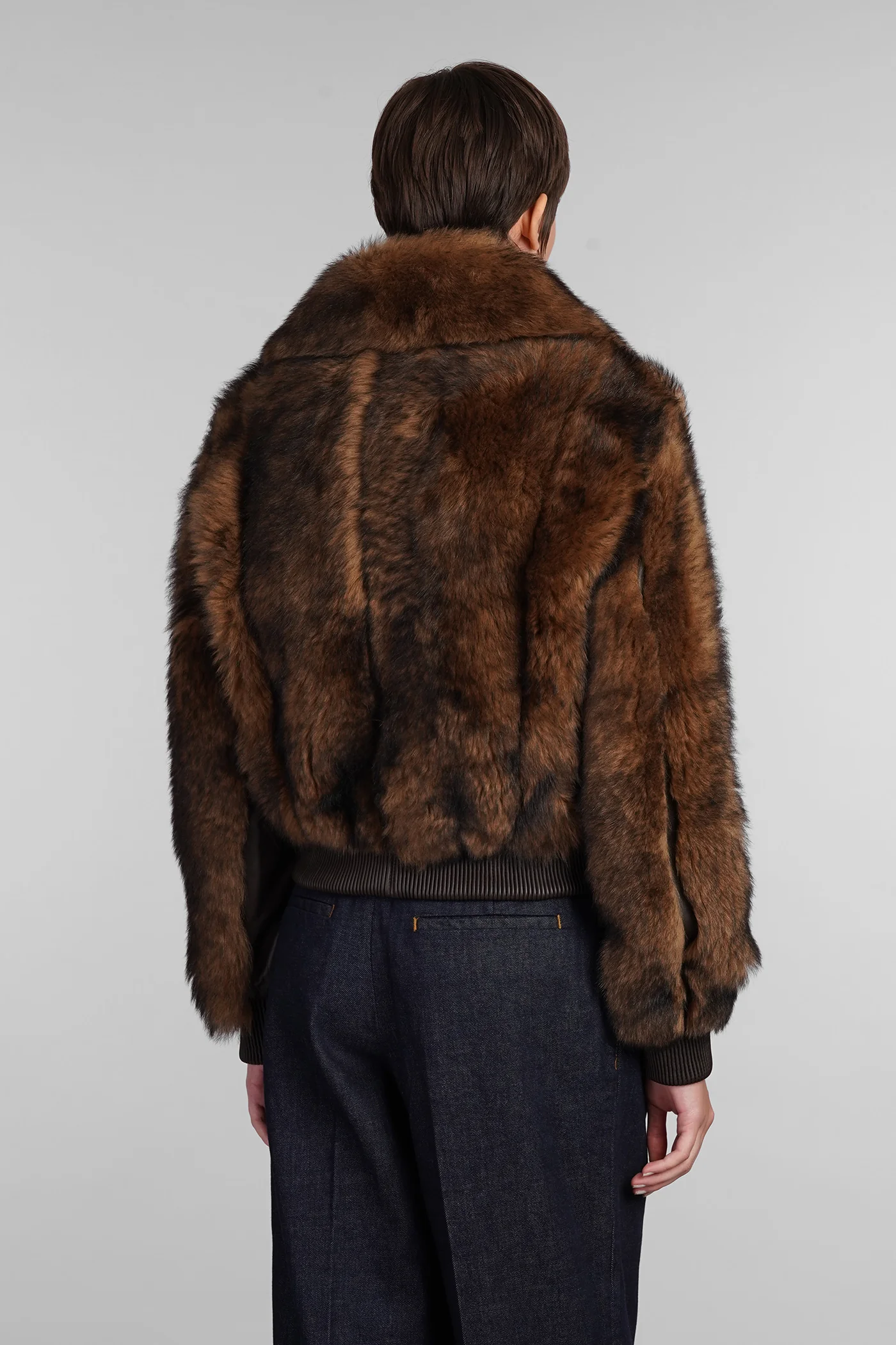 Fur & Shearling in brown leather - Image 3